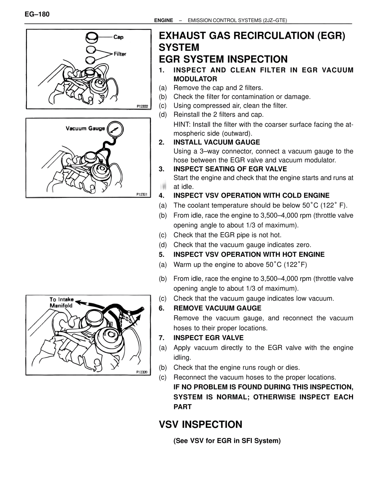Exhaust Gas Recirculation (EGR) System — MK4 Supra Emission System 2JZ-GTE, page 7