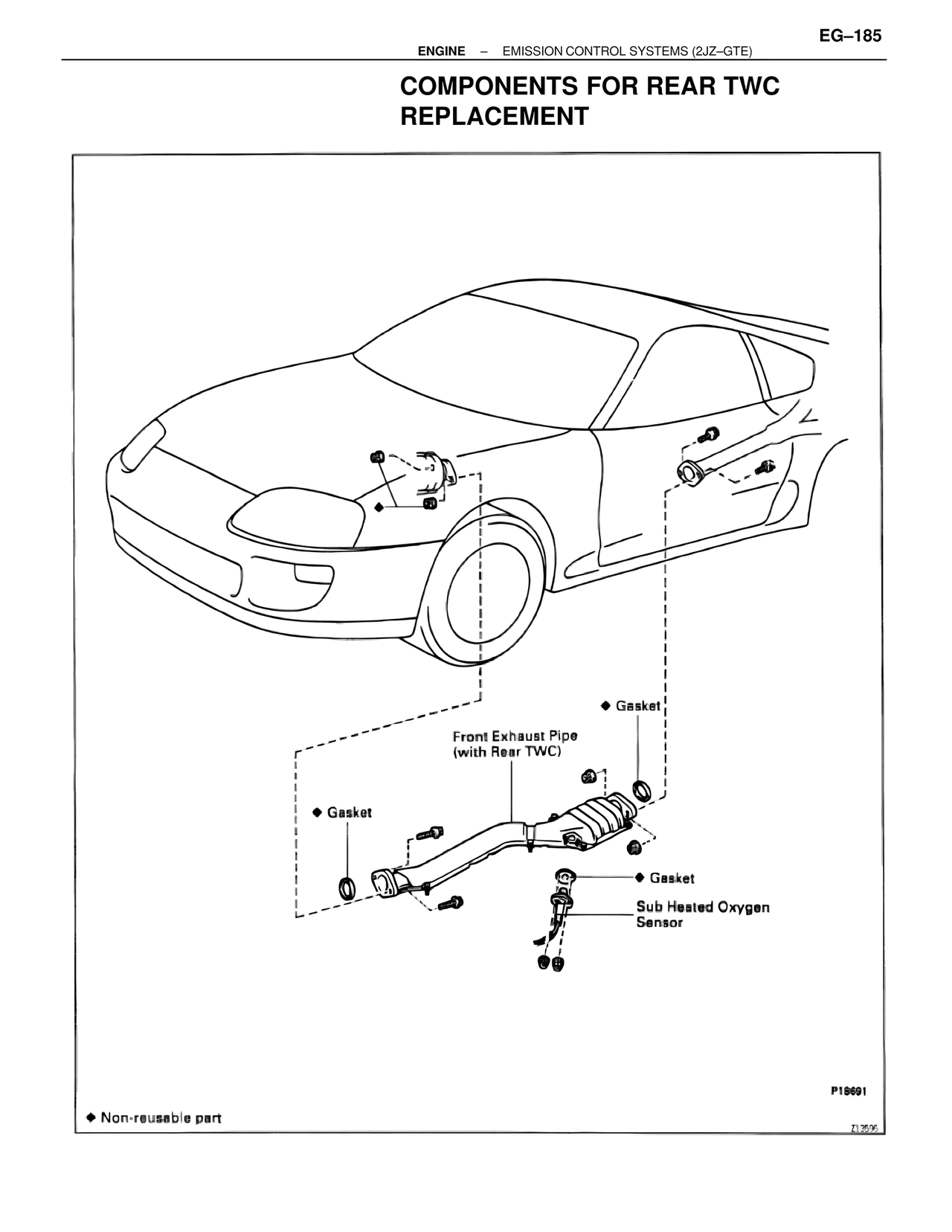 Components for Rear TWC Replacement — MK4 Supra Emission System 2JZ-GTE, page 12