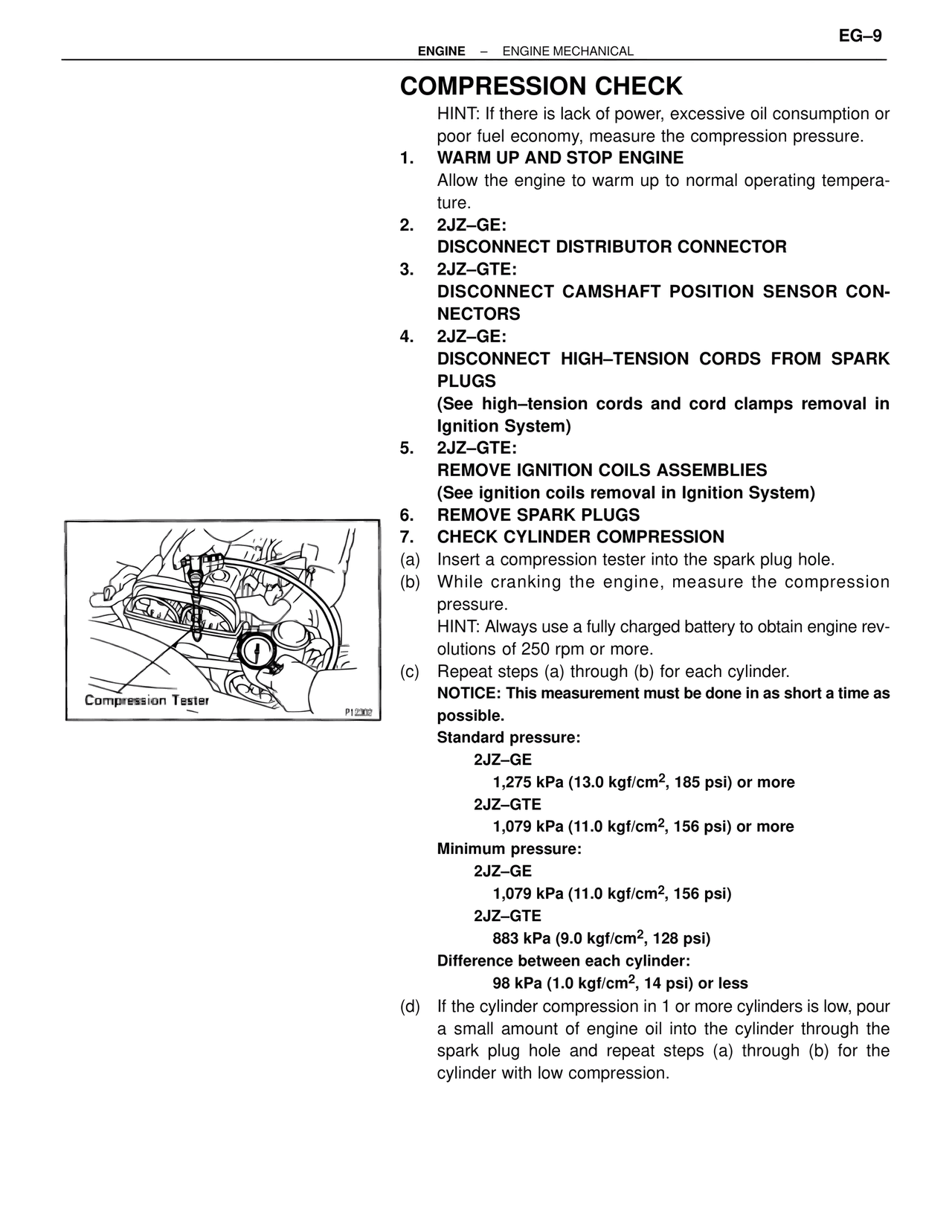 Compression Check — MK4 Supra Engine Mechanical, page 9