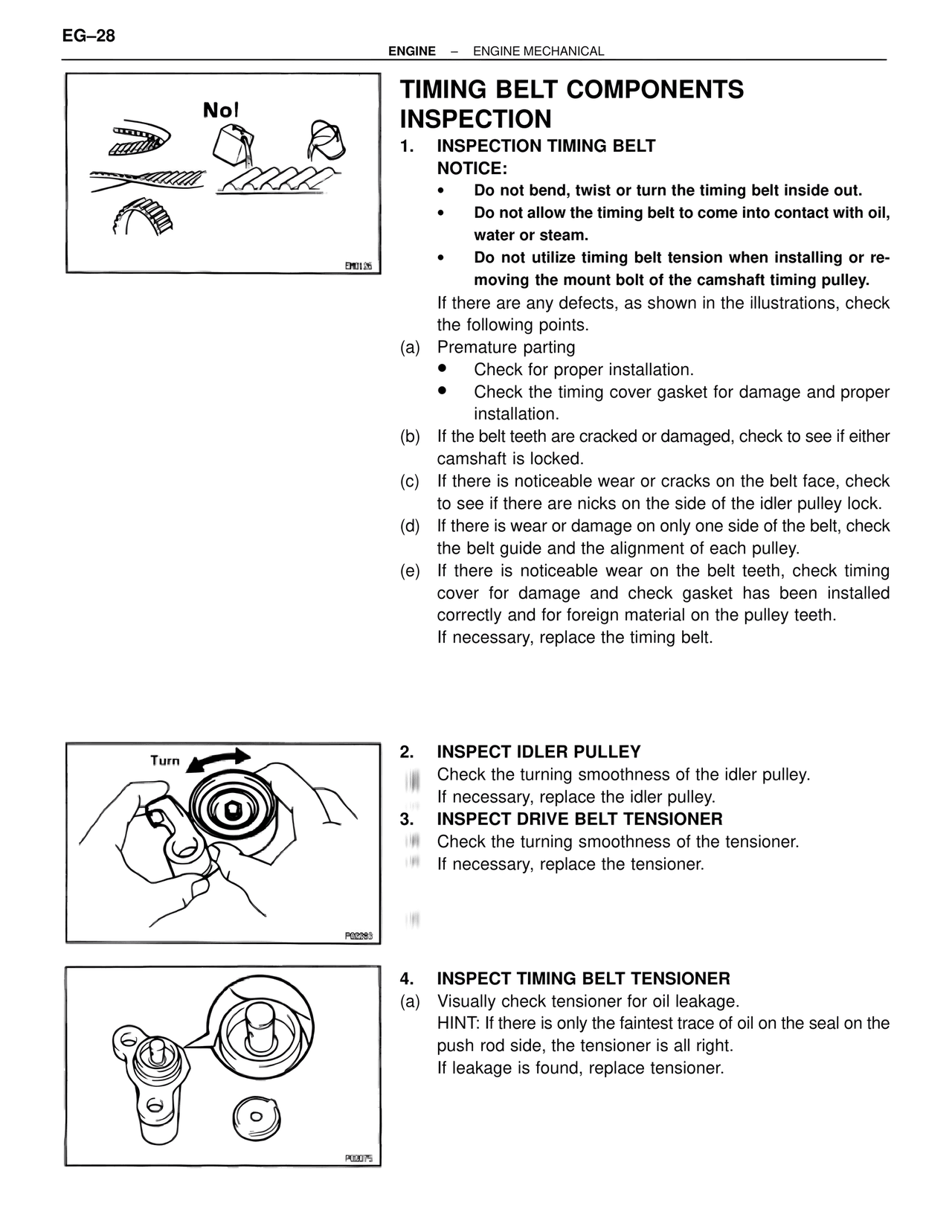 Timing Belt Components Inspection — MK4 Supra Engine Mechanical, page 28
