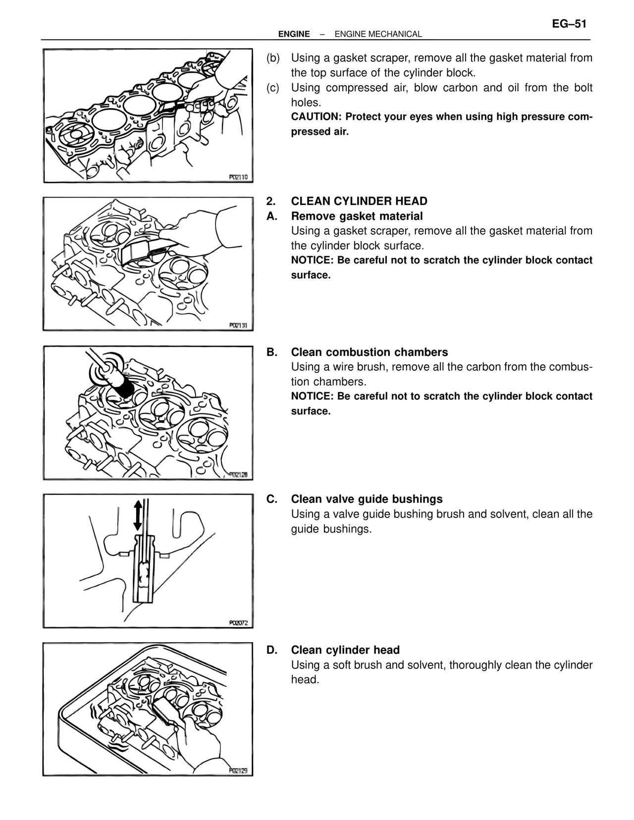 Clean Cylinder Head — MK4 Supra Engine Mechanical, page 51