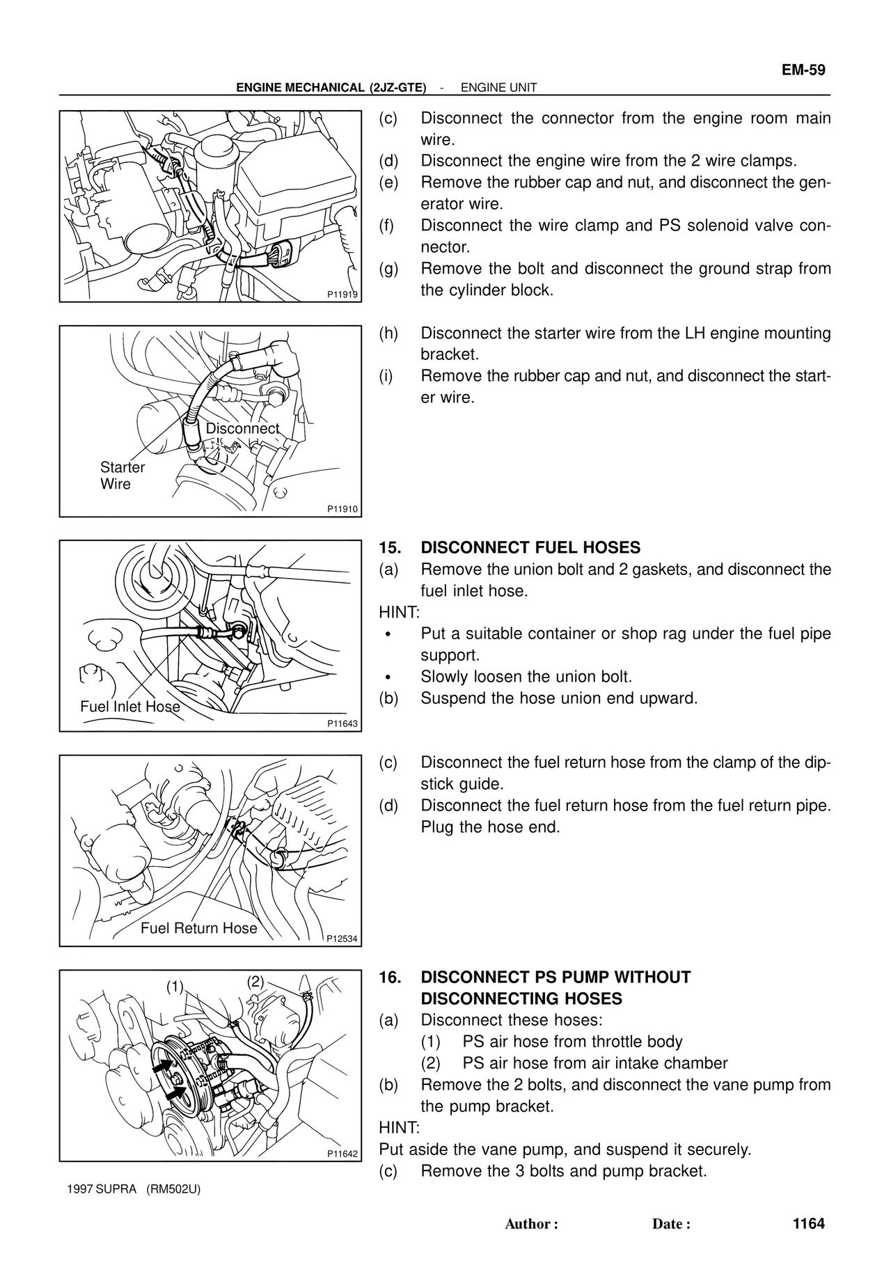 Engine Mechanical 1997 Supplement — MK4 Supra Engine Mechanical 1997 Supplement, page 31