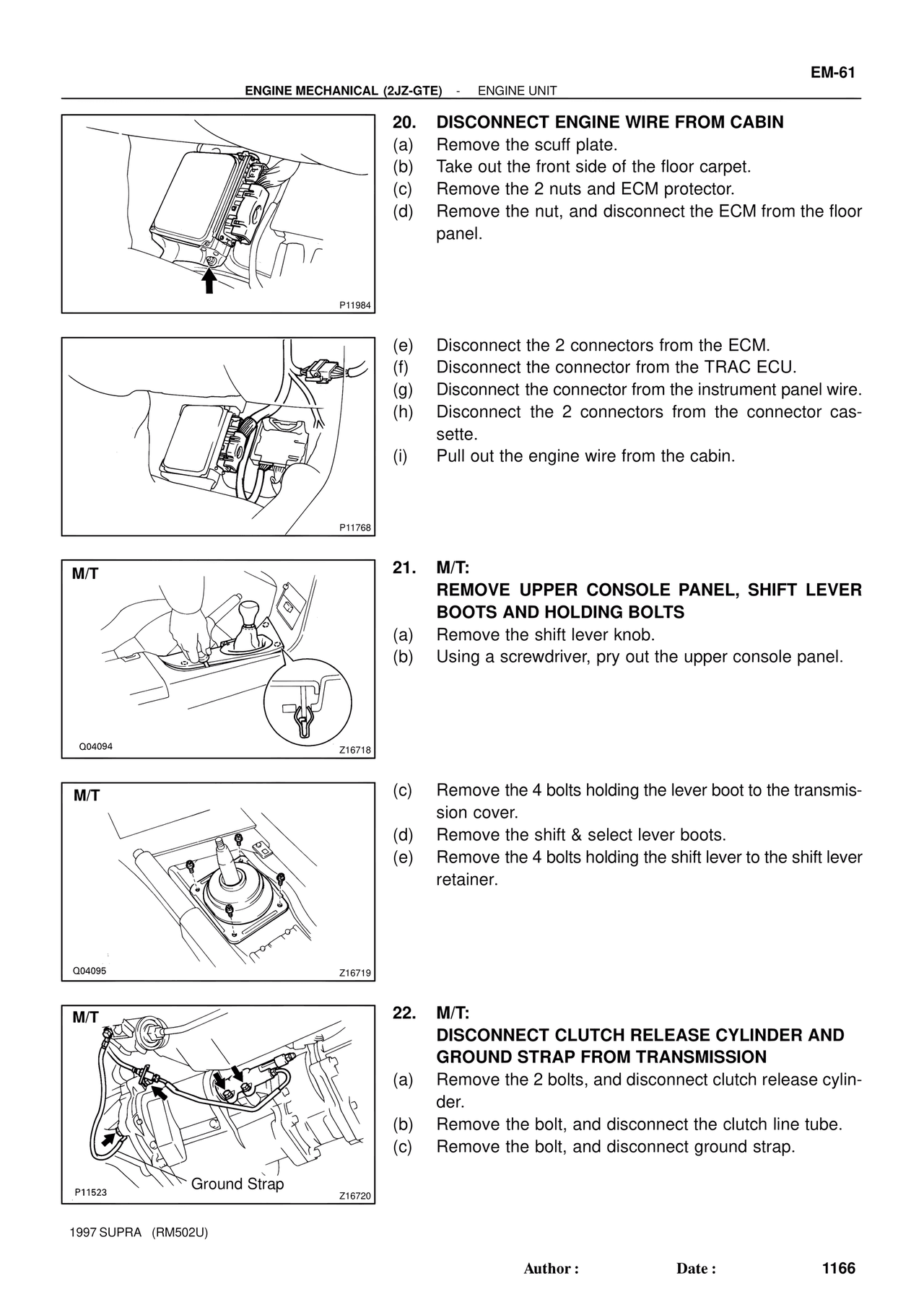 Engine Mechanical 1997 Supplement — MK4 Supra Engine Mechanical 1997 Supplement, page 33