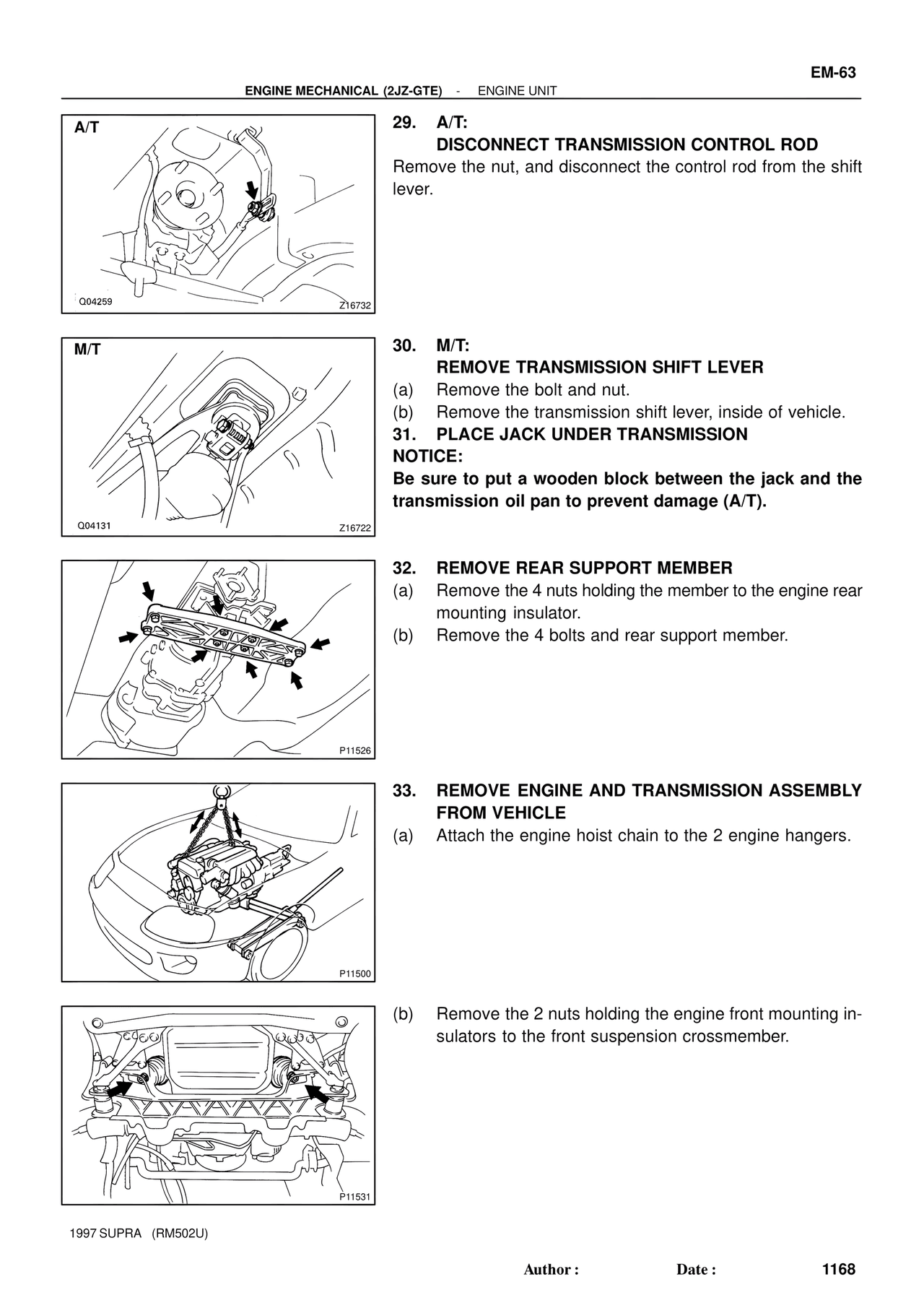 Engine Mechanical 1997 Supplement — MK4 Supra Engine Mechanical 1997 Supplement, page 35