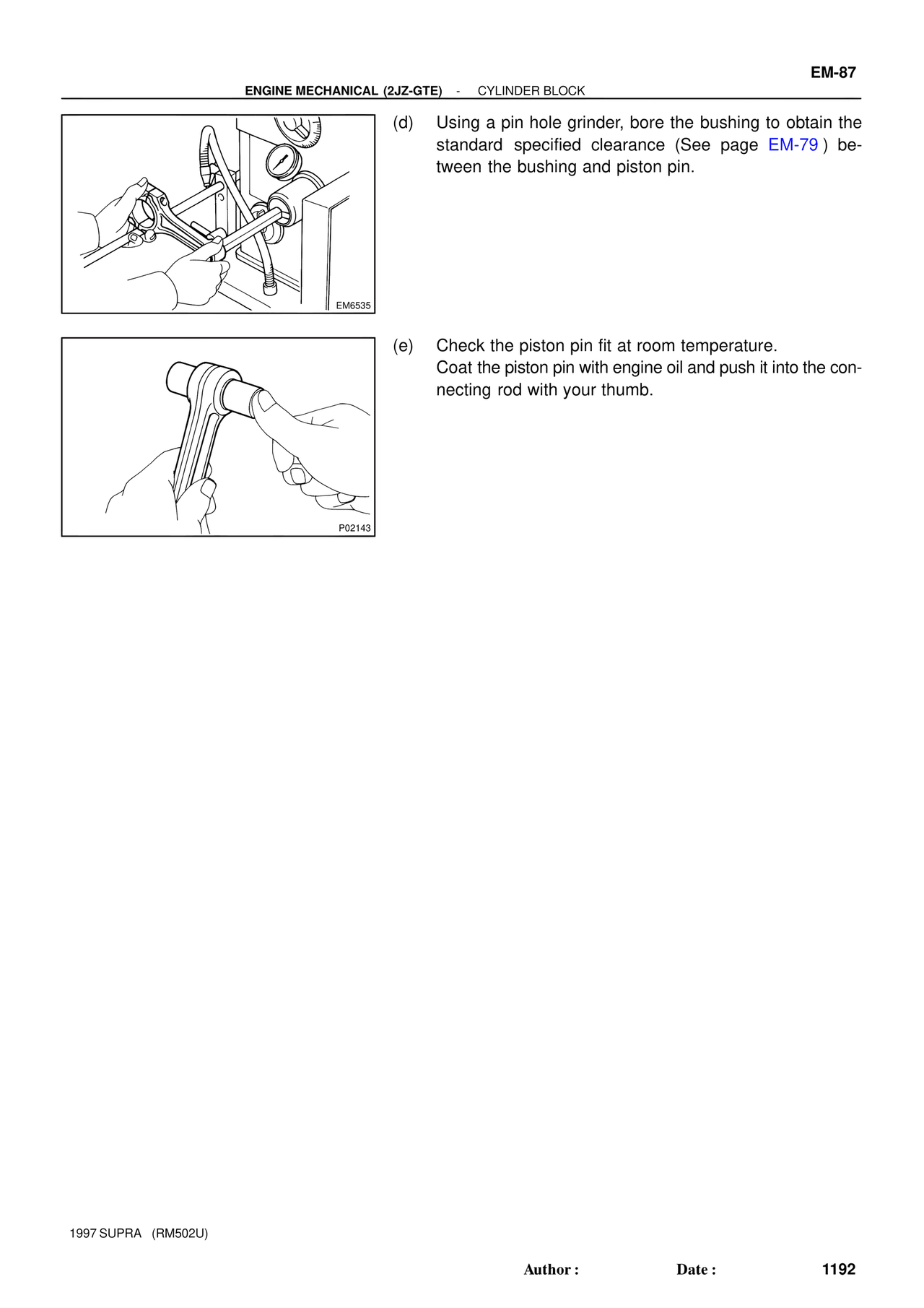 Engine Mechanical 1997 Supplement — MK4 Supra Engine Mechanical 1997 Supplement, page 59