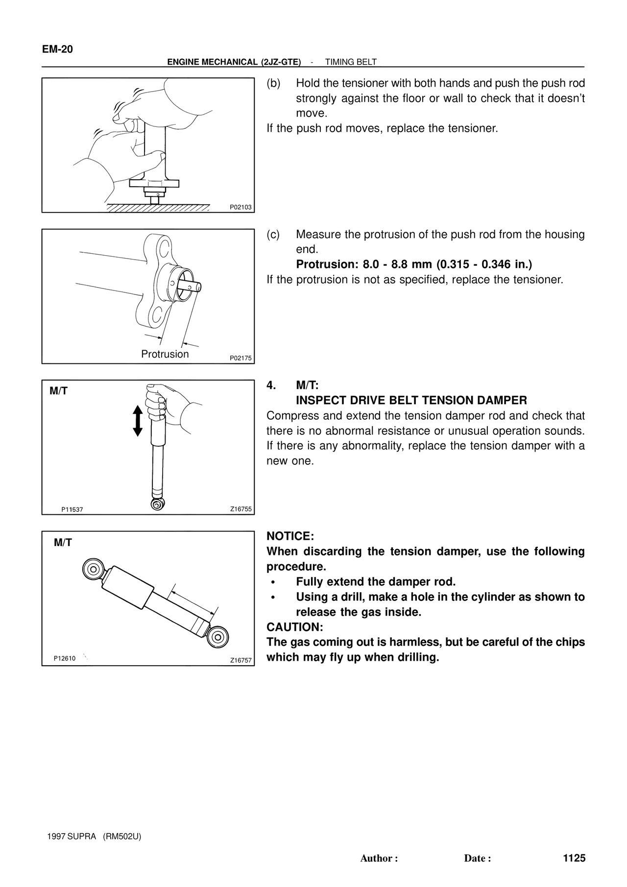 Engine Mechanical 1997 Supplement — MK4 Supra Engine Mechanical 1997 Supplement, page 76