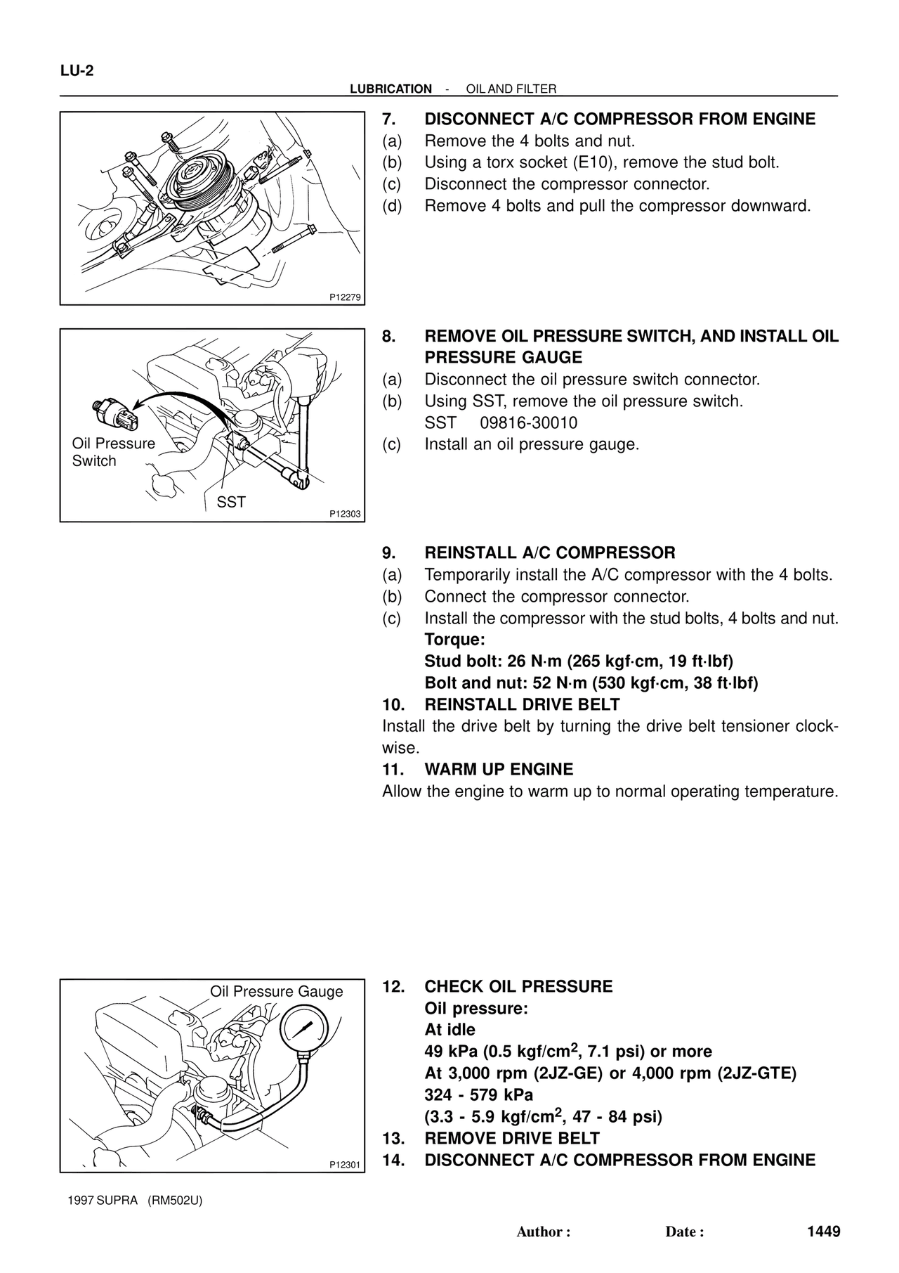 Engine Mechanical 1997 Supplement — MK4 Supra Engine Mechanical 1997 Supplement, page 89