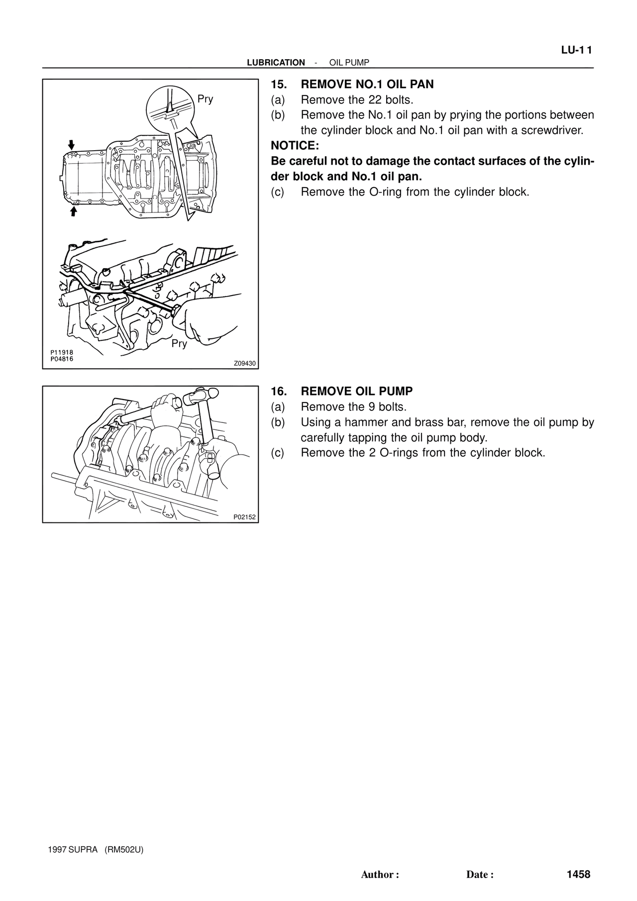 Engine Mechanical 1997 Supplement — MK4 Supra Engine Mechanical 1997 Supplement, page 98
