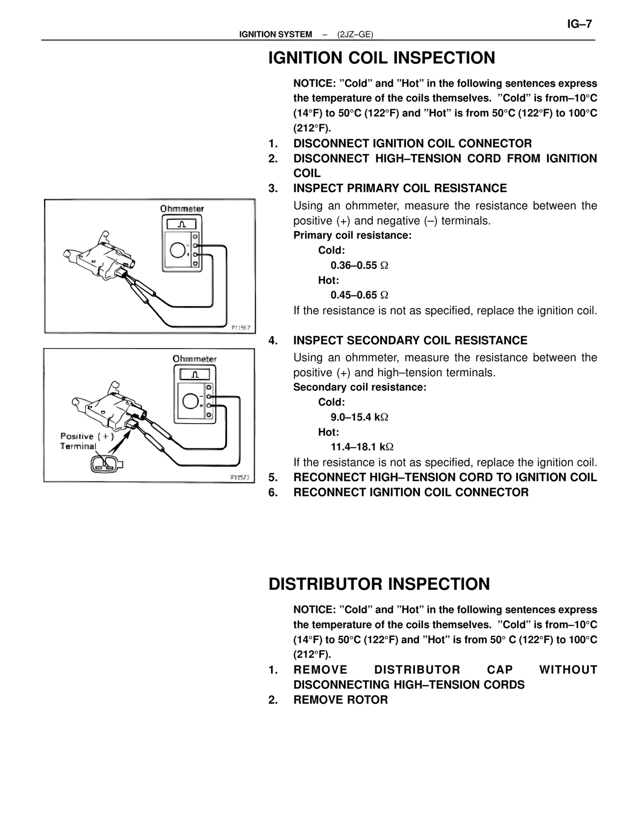 Ignition Coil Inspection — MK4 Supra Ignition System 2JZ-GE, page 7