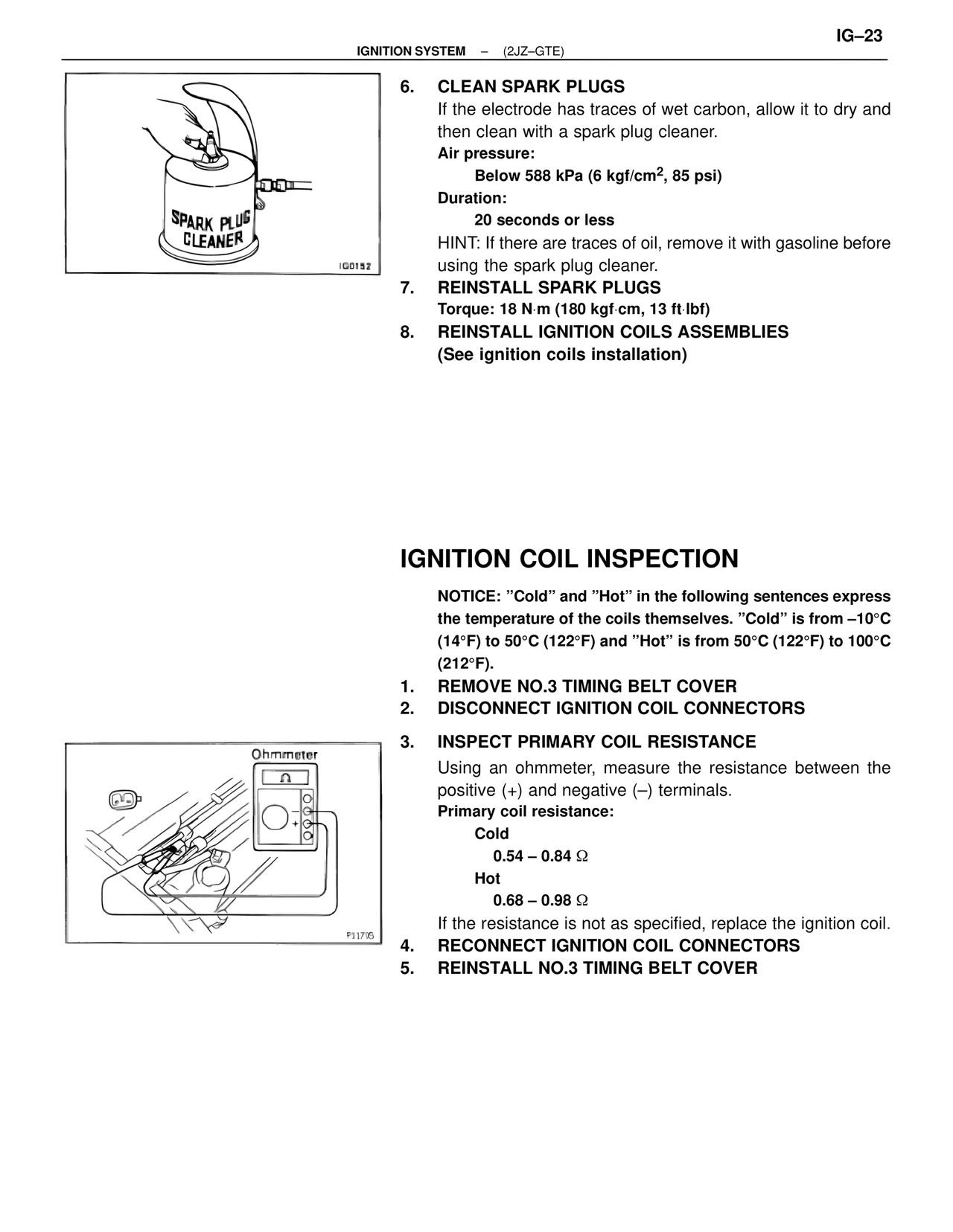 Ignition Coil Inspection — MK4 Supra Ignition System 2JZ-GTE, page 5