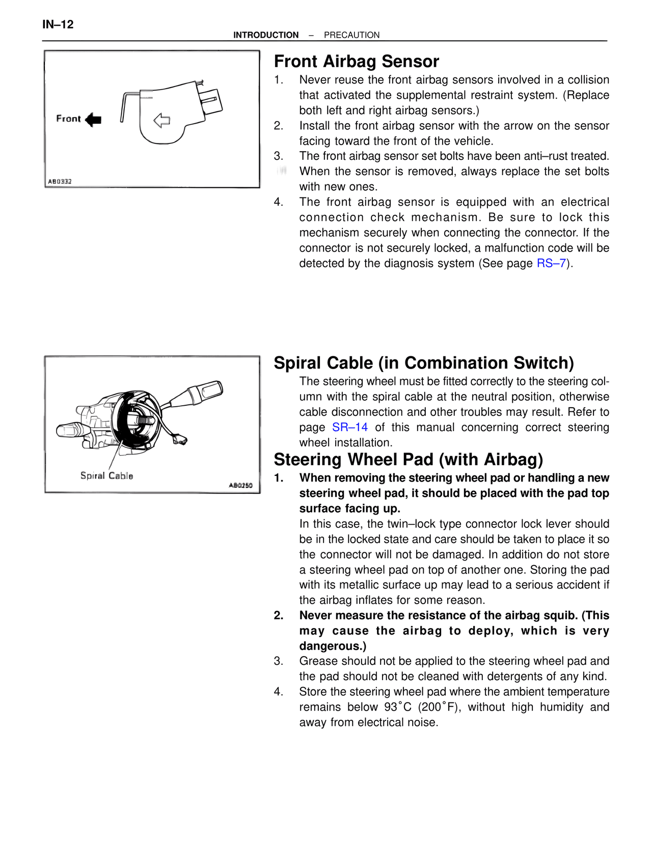 Front Airbag Sensor — MK4 Supra Introduction, page 13