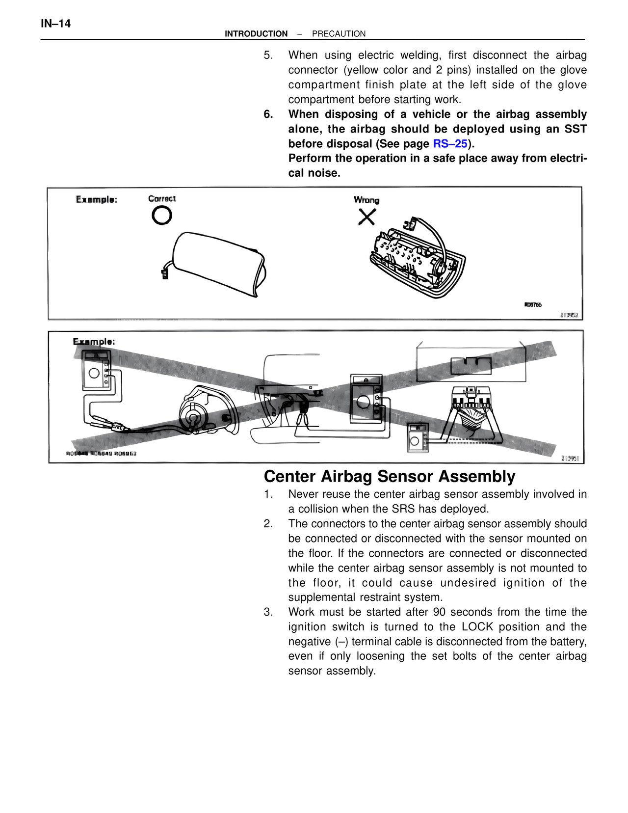 Center Airbag Sensor Assembly — MK4 Supra Introduction, page 15
