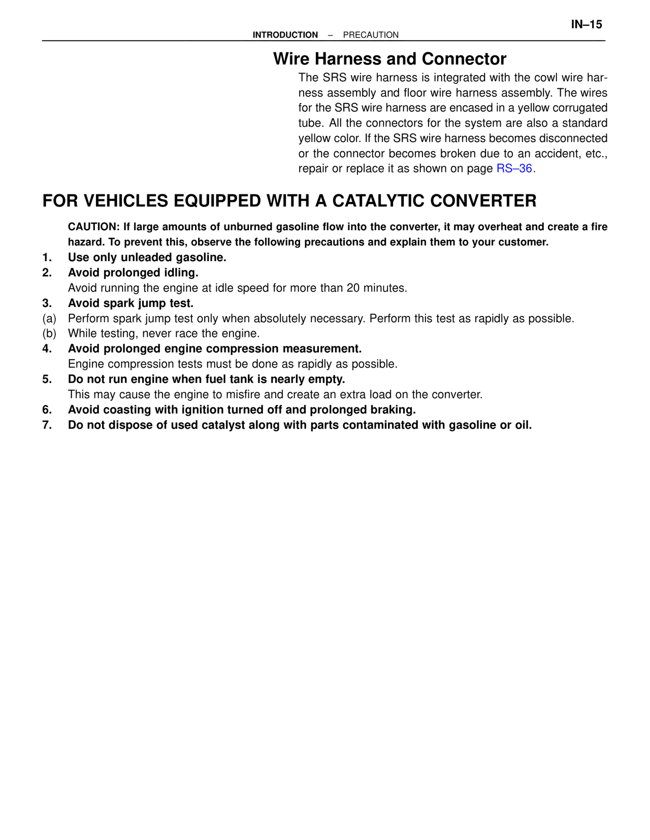 Wire Harness and Connector — MK4 Supra Introduction, page 16