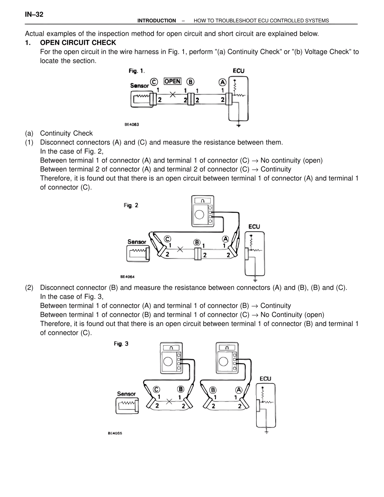 Open Circuit Check — MK4 Supra Introduction, page 33