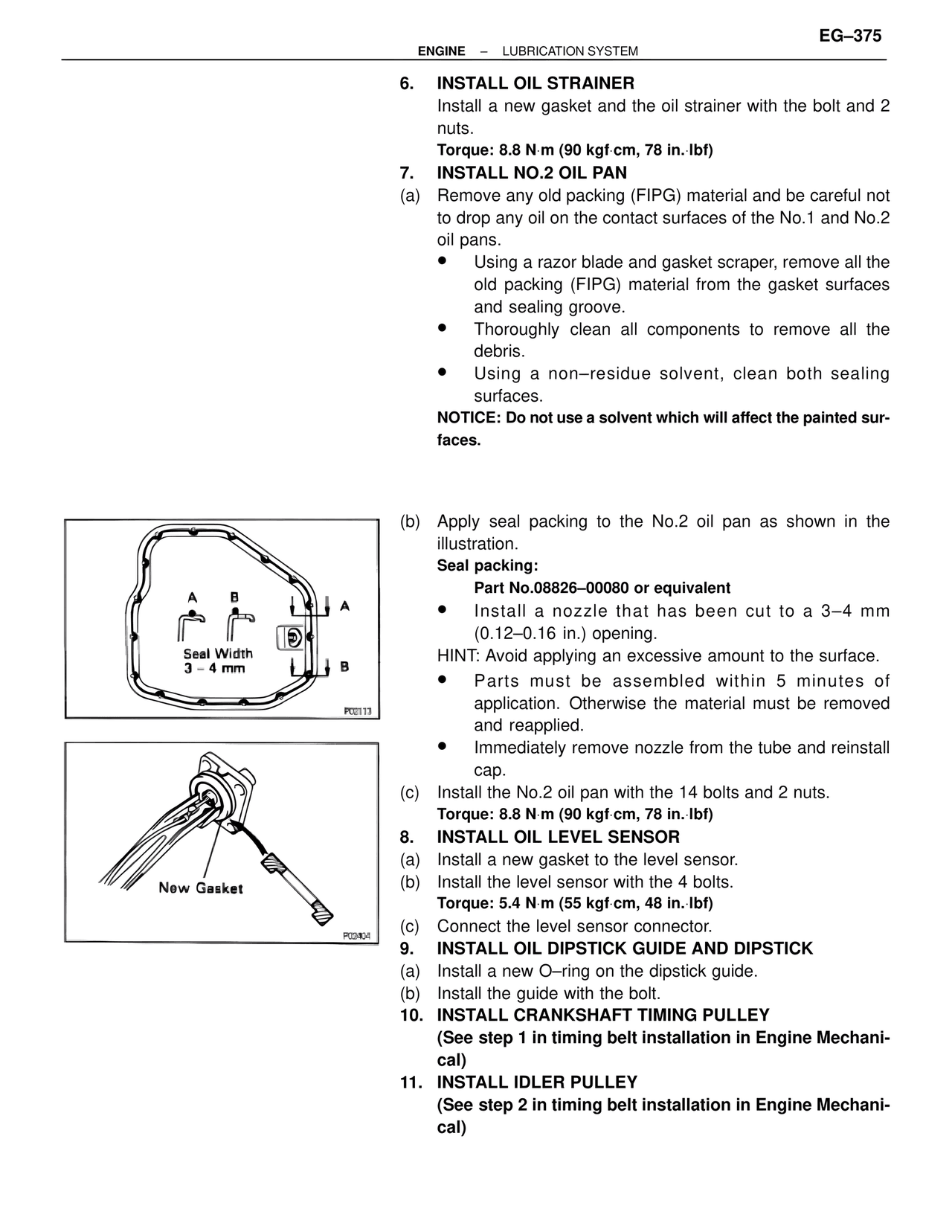 Lubrication System — MK4 Supra Lubrication System, page 17