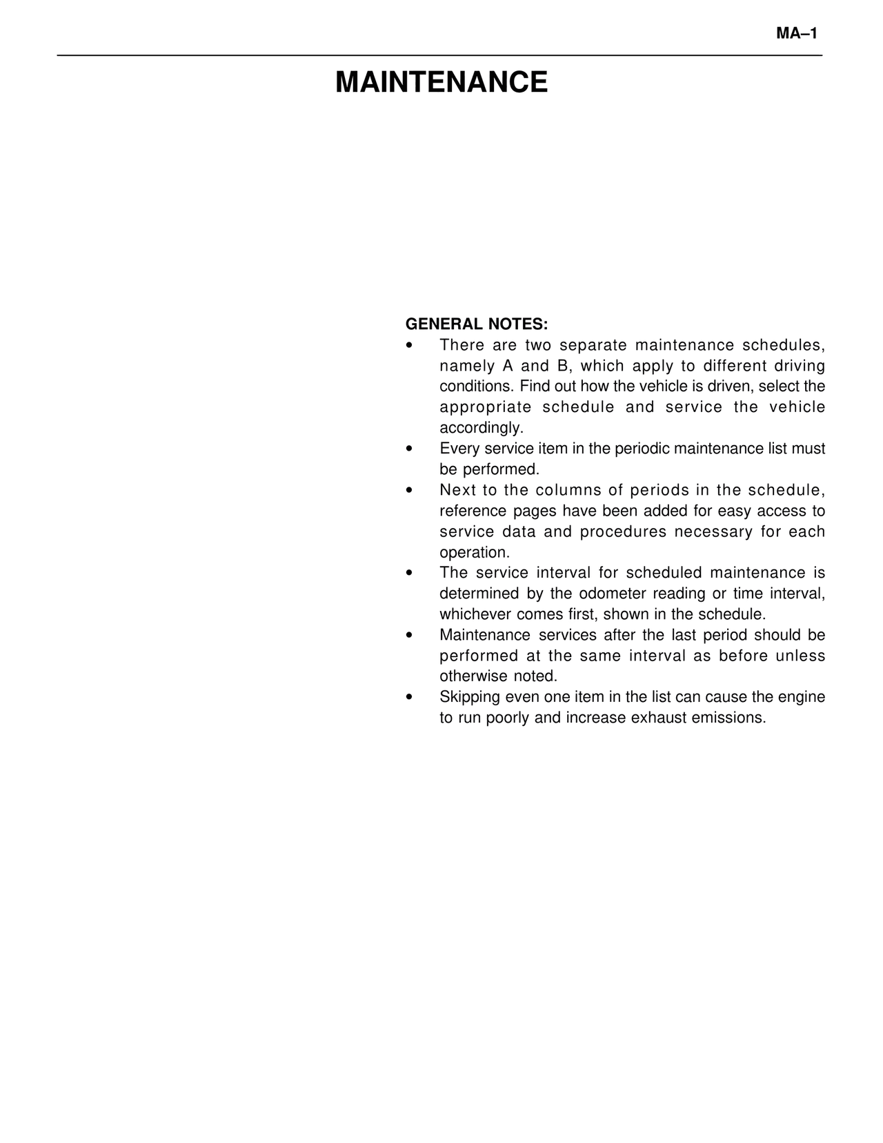 Maintenance — MK4 Supra Maintenance, page 1