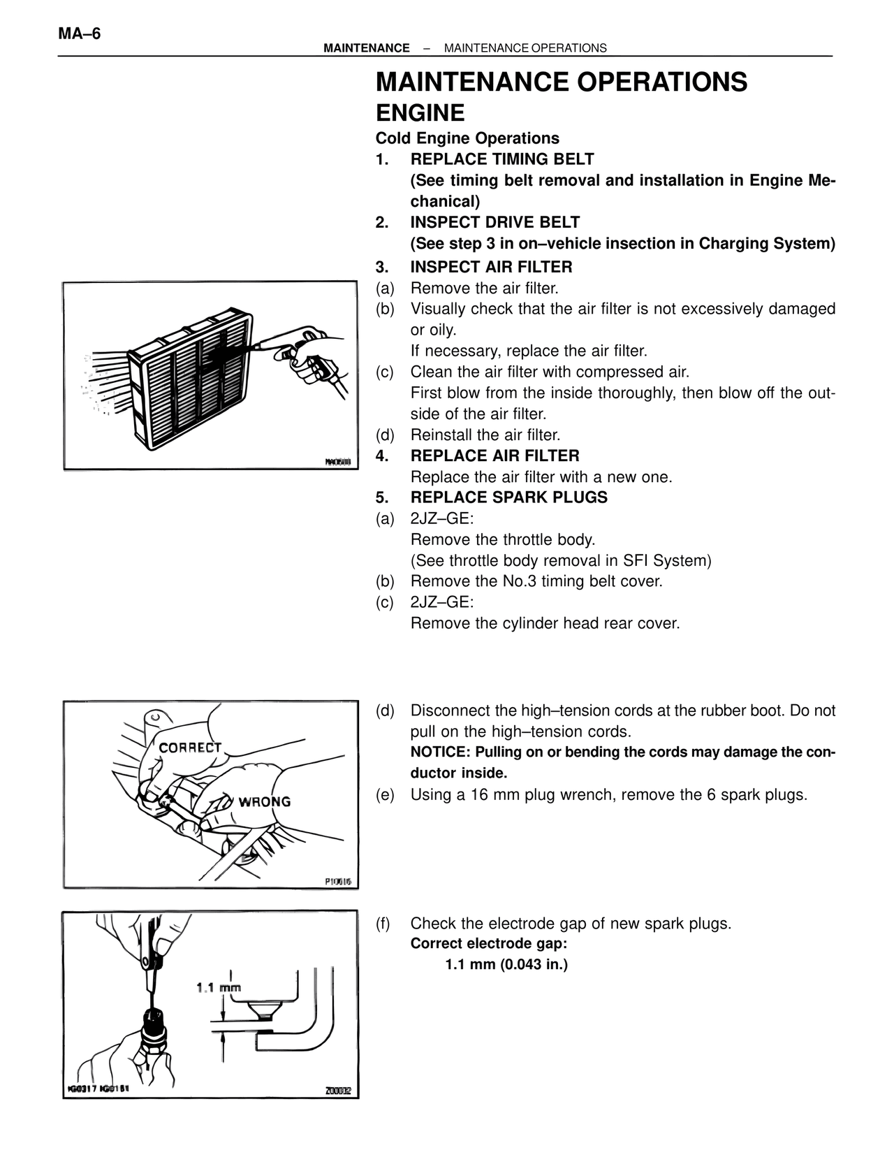 Maintenance Operations Engine — MK4 Supra Maintenance, page 6