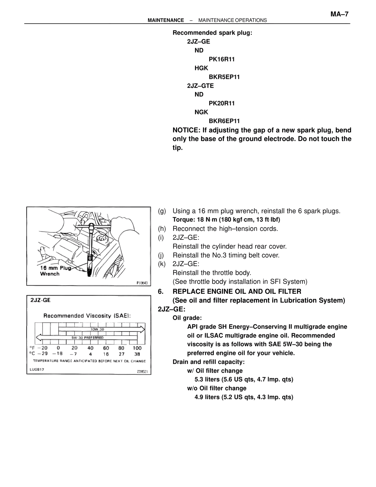 Maintenance — MK4 Supra Maintenance, page 7