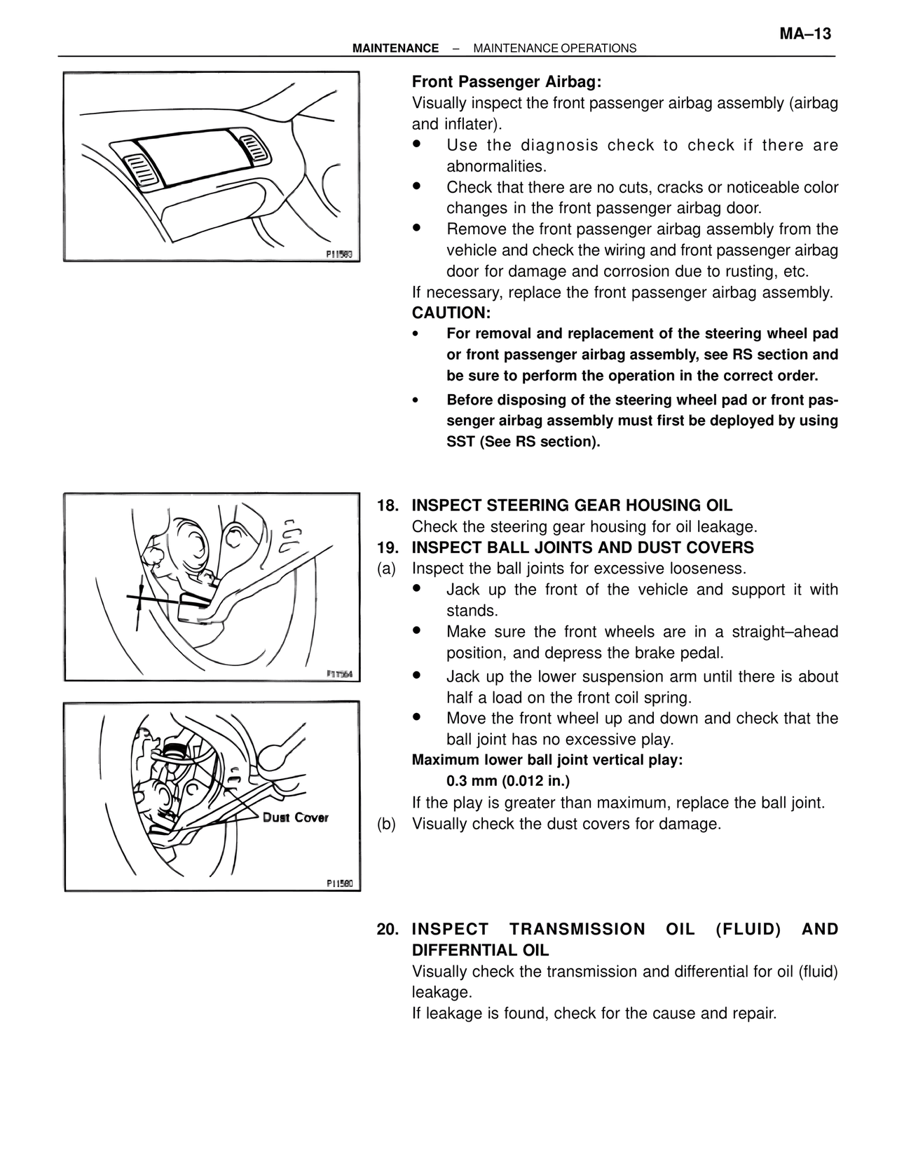 Maintenance — MK4 Supra Maintenance, page 13