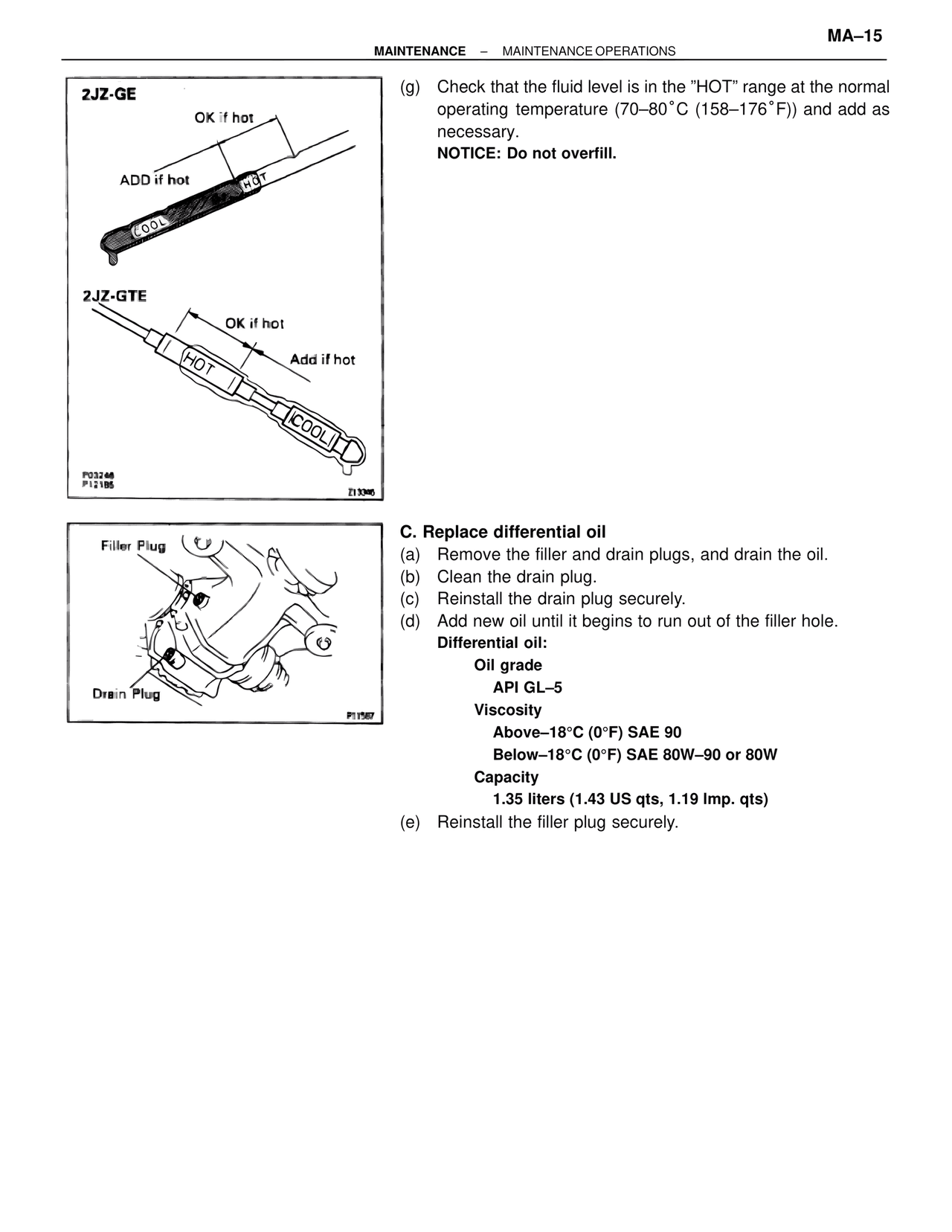 Maintenance — MK4 Supra Maintenance, page 15