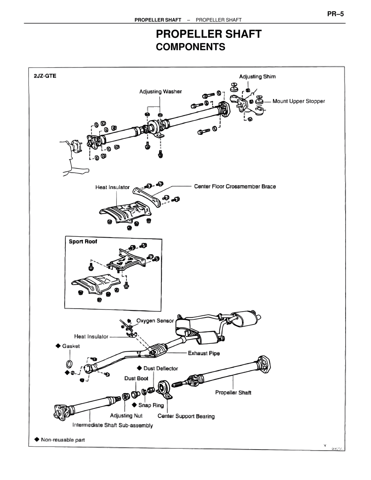 Propeller Shaft Components — MK4 Supra Propeller Shaft, page 6