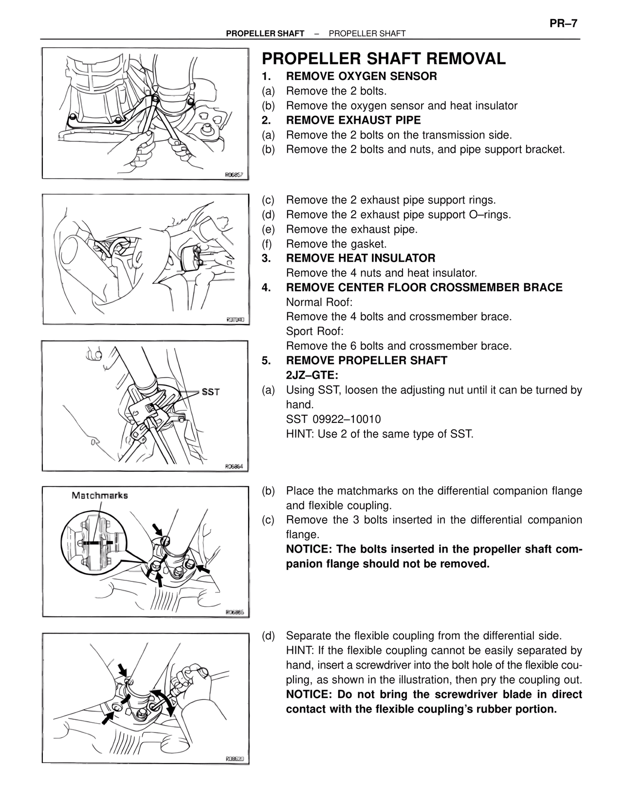 Propeller Shaft Removal — MK4 Supra Propeller Shaft, page 8