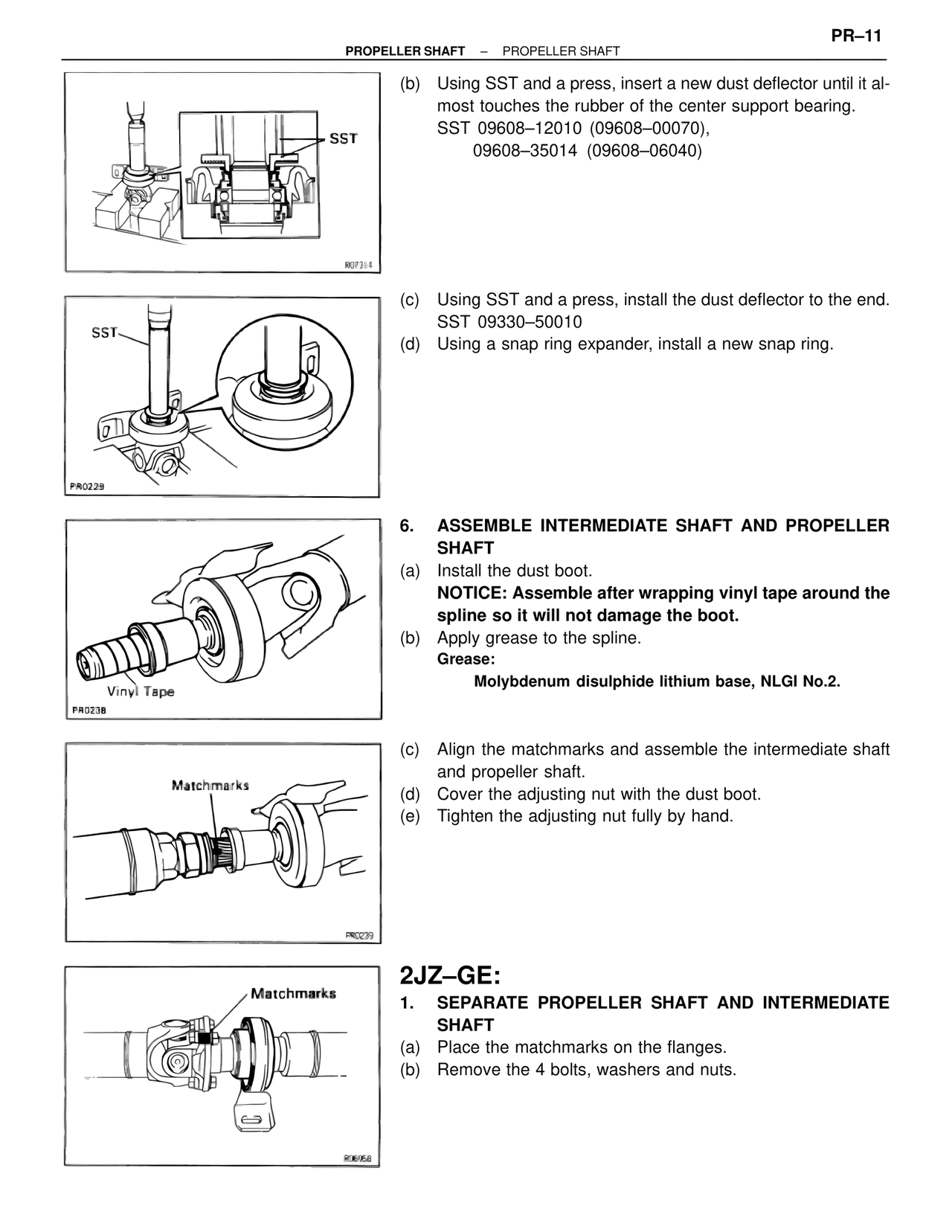 Propeller Shaft — MK4 Supra Propeller Shaft, page 12