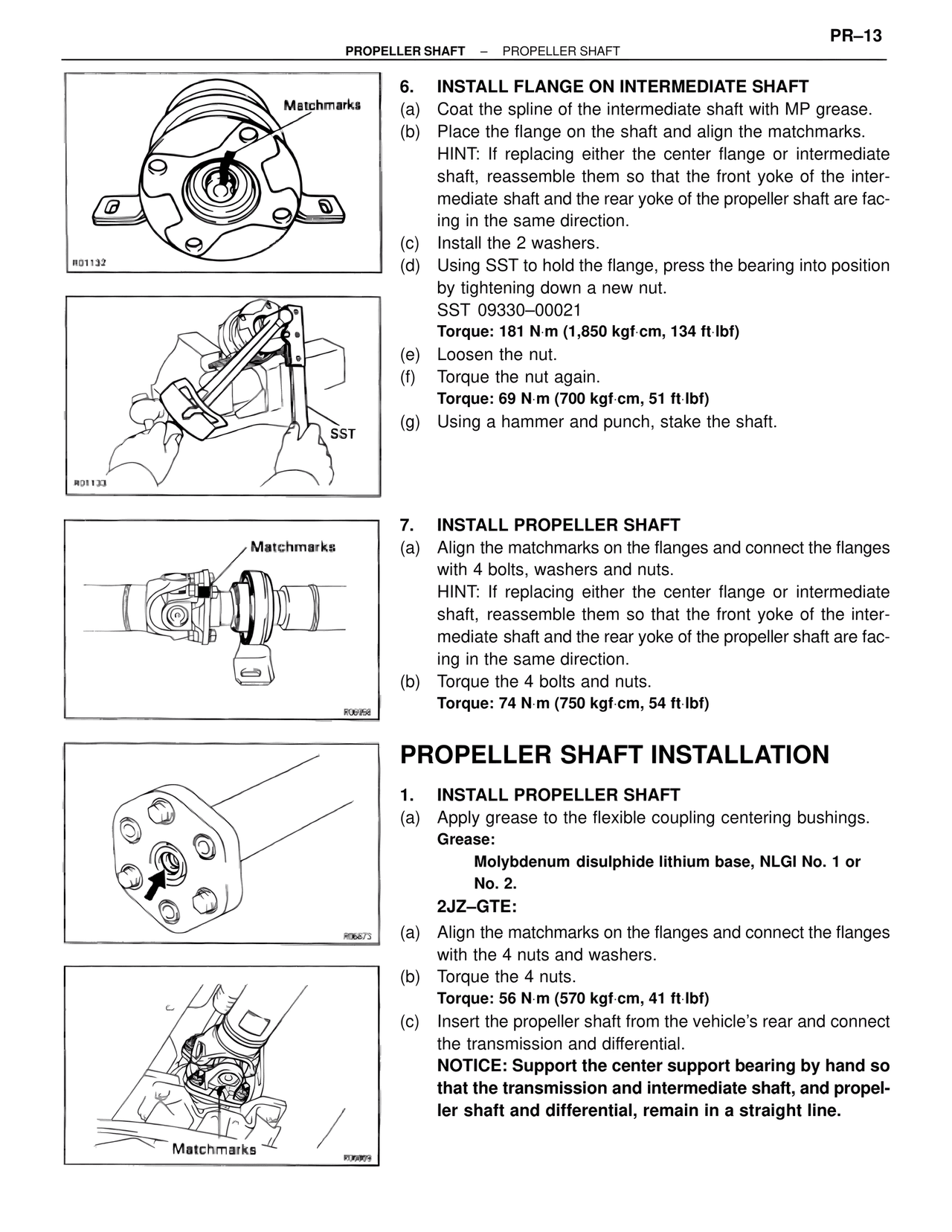 Propeller Shaft Installation — MK4 Supra Propeller Shaft, page 14