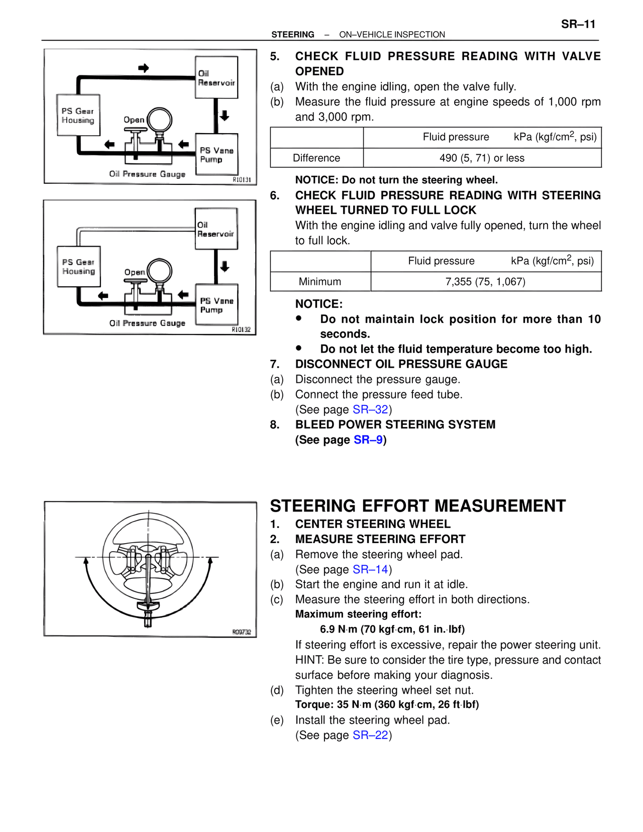 Steering Effort Measurement — MK4 Supra Steering, page 11