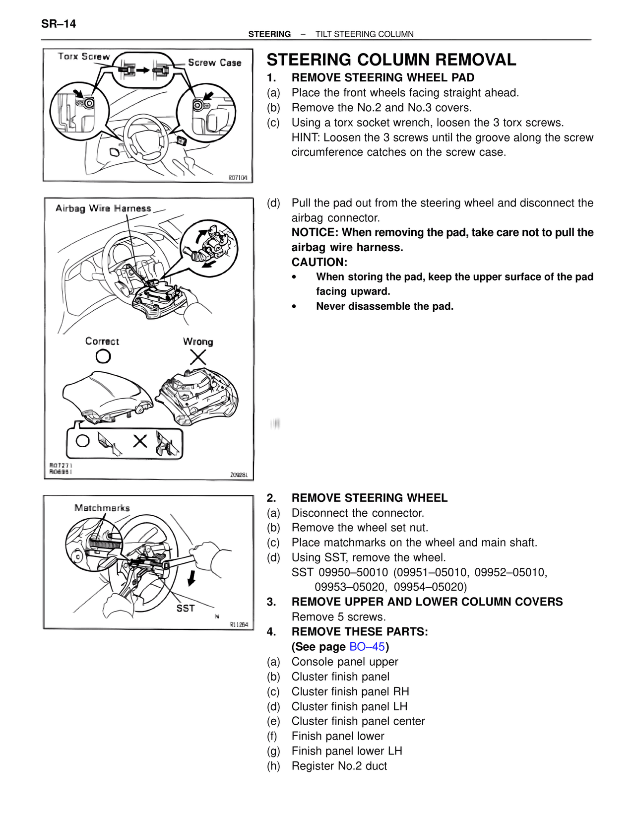 Steering Column Removal — MK4 Supra Steering, page 14