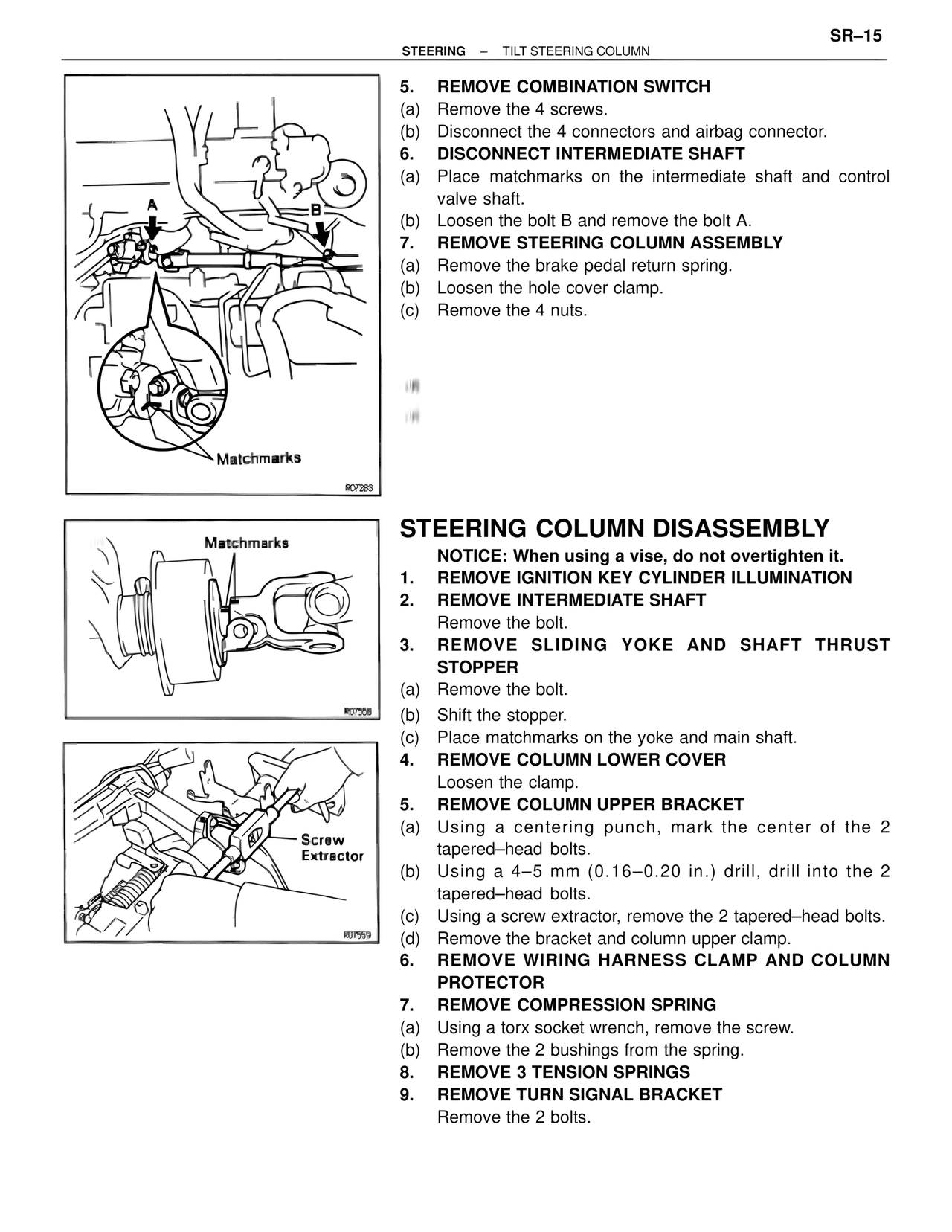 Steering Column Disassembly — MK4 Supra Steering, page 15