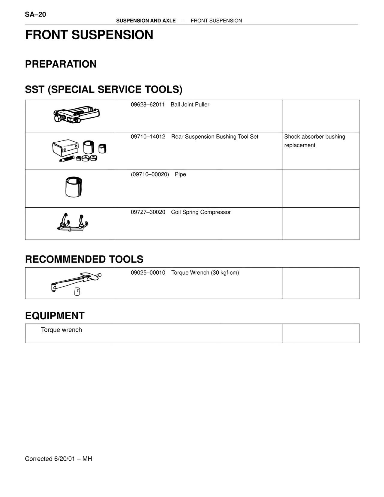 Front Suspension — MK4 Supra Suspension & Axle, page 20