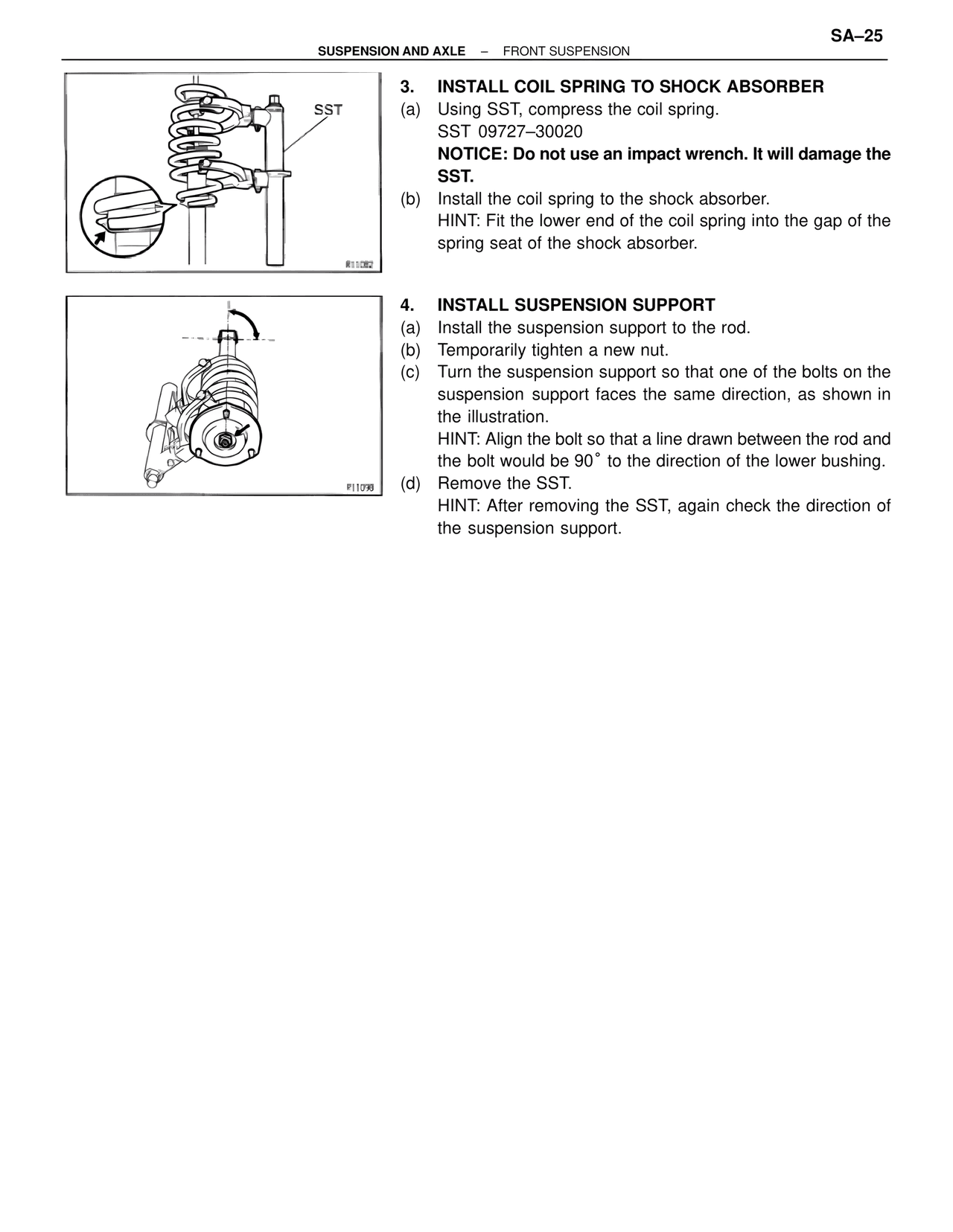 Suspension & Axle — MK4 Supra Suspension & Axle, page 25