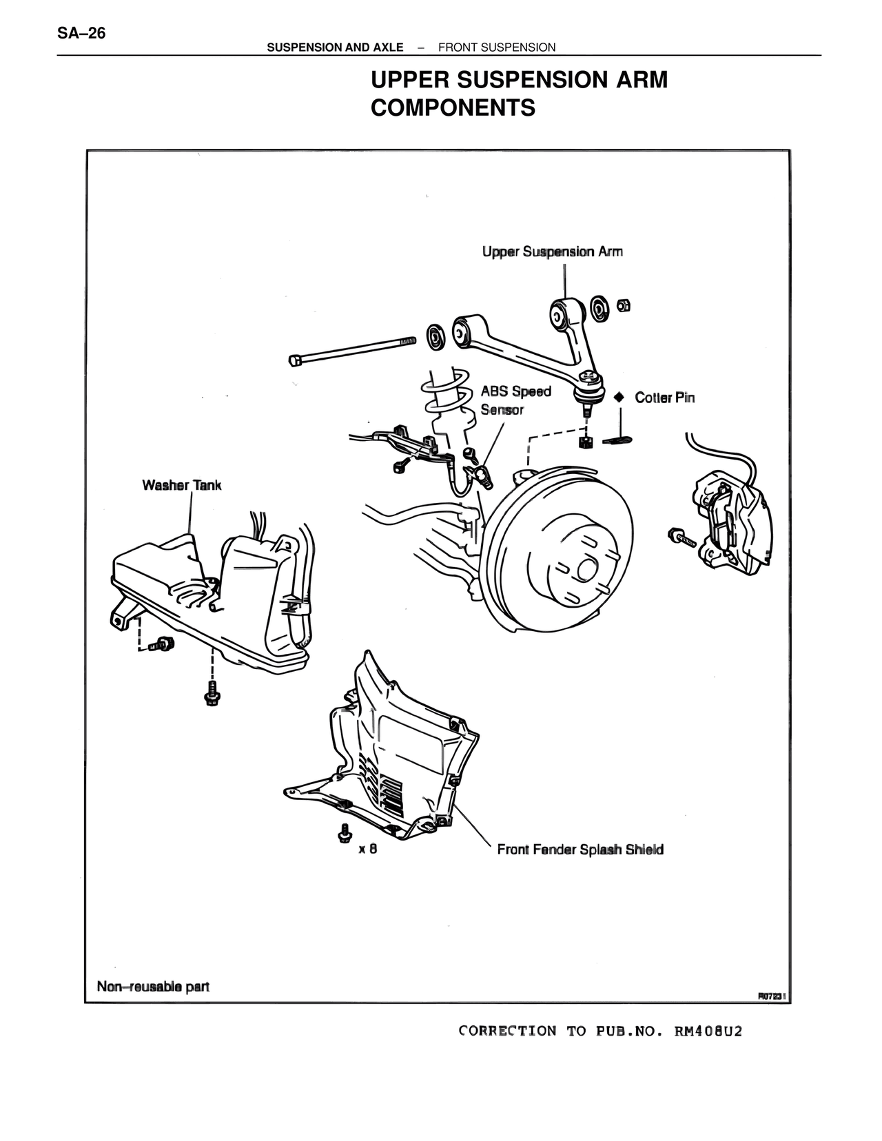 Upper Suspension Arm Components — MK4 Supra Suspension & Axle, page 26