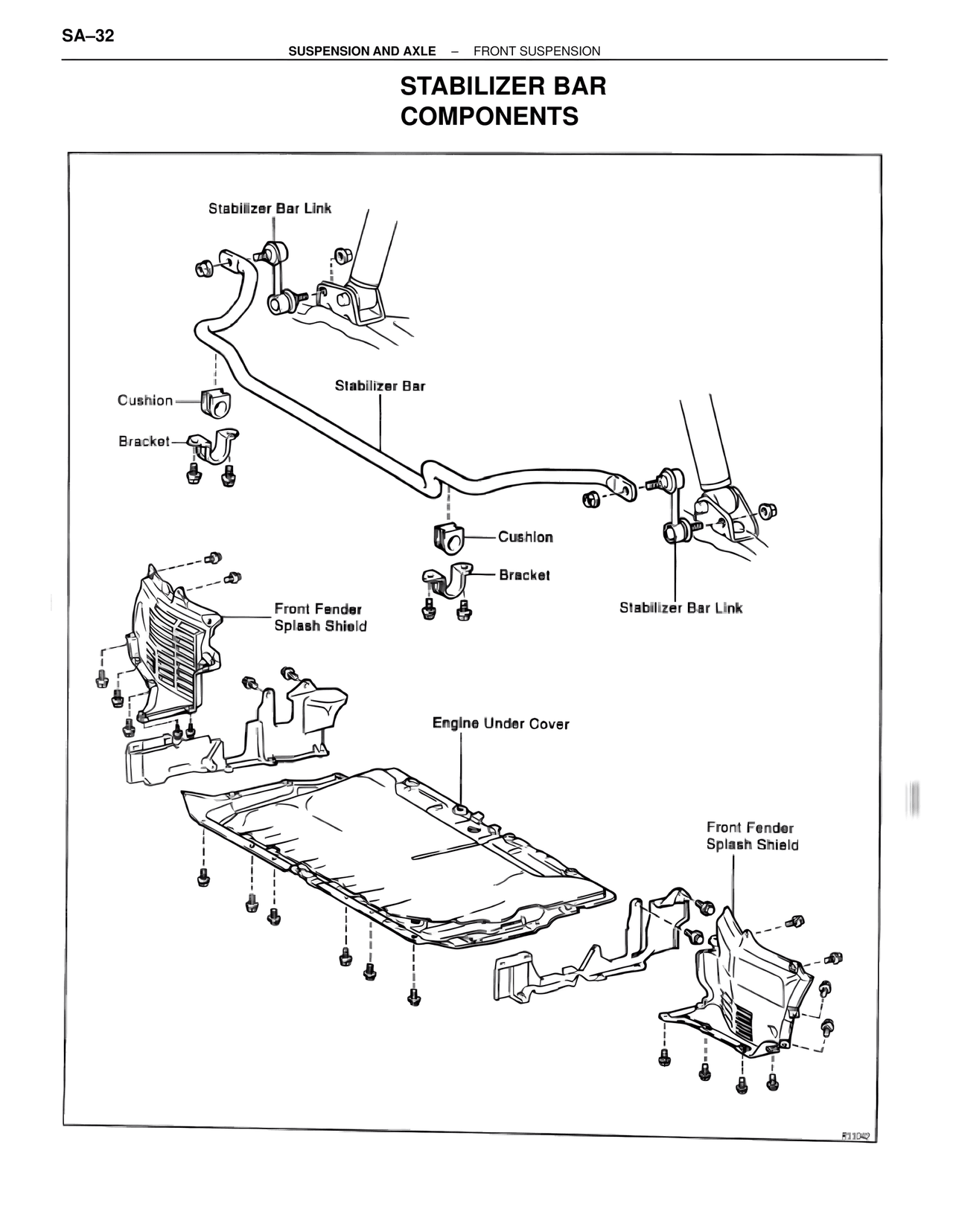 Stabilizer Bar Components — MK4 Supra Suspension & Axle, page 32