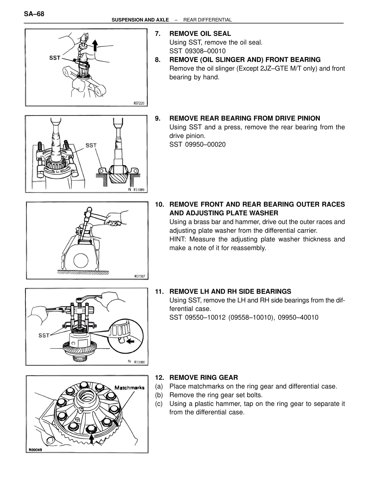 Suspension & Axle — MK4 Supra Suspension & Axle, page 68