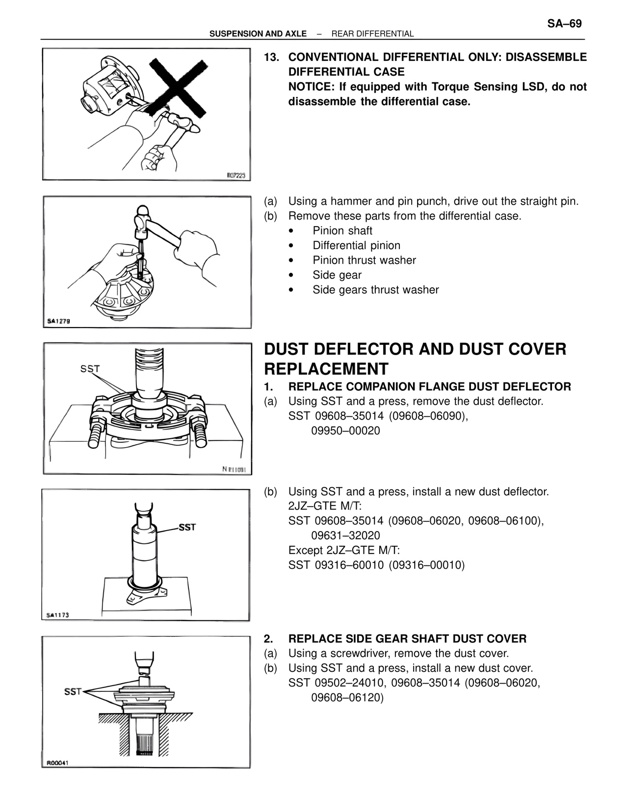 Dust Deflector and Dust Cover Replacement — MK4 Supra Suspension & Axle, page 69