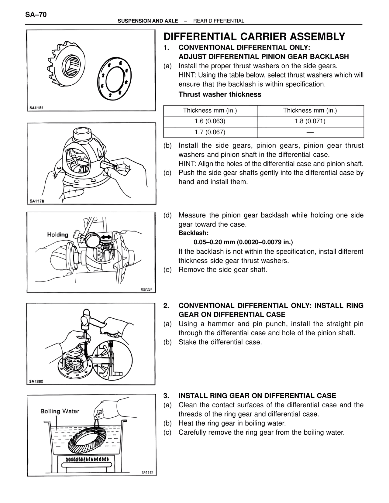Differential Carrier Assembly — MK4 Supra Suspension & Axle, page 70
