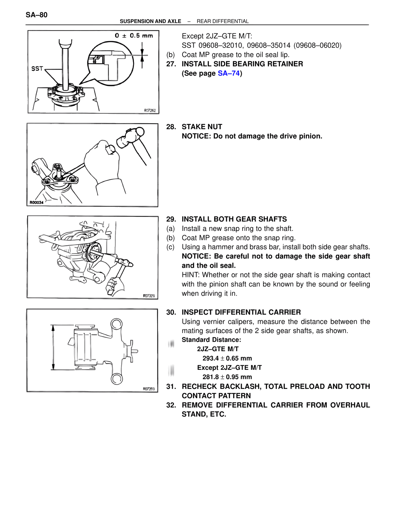 Suspension & Axle — MK4 Supra Suspension & Axle, page 80