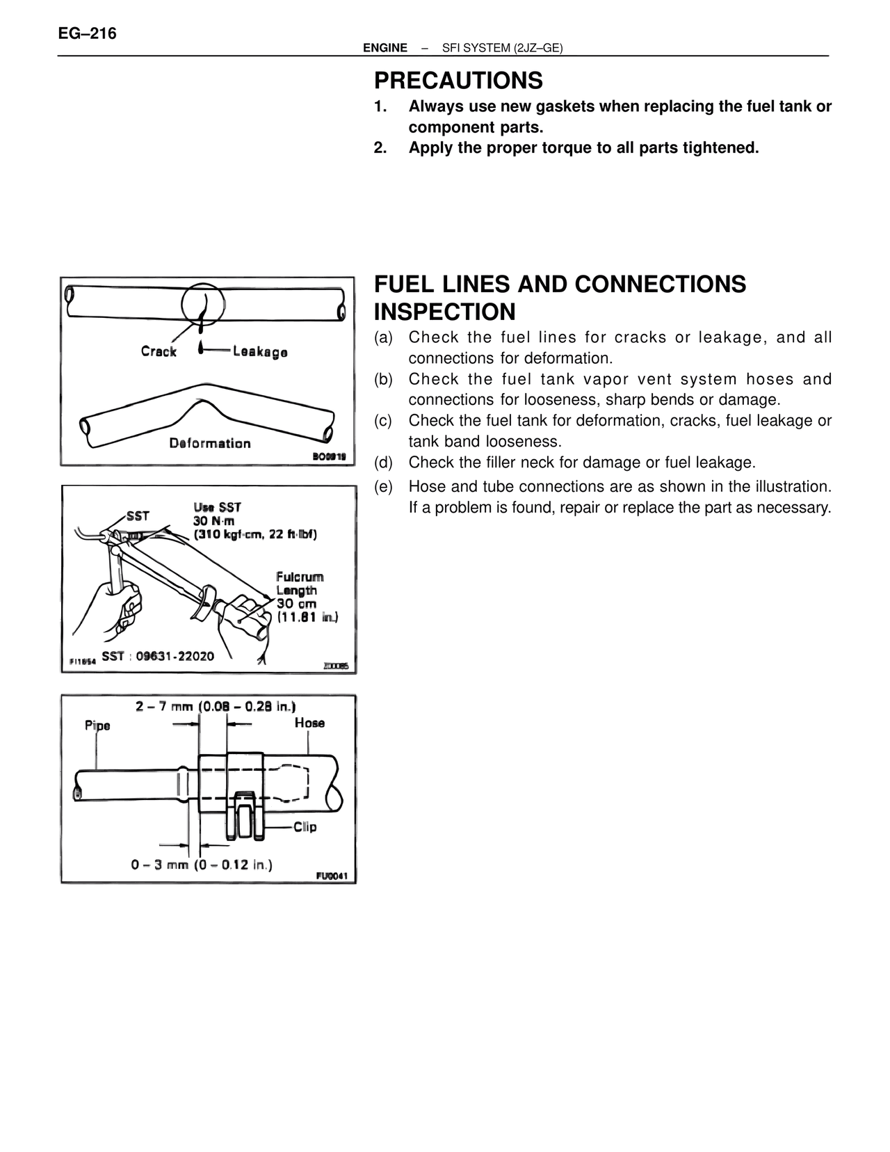 Precautions — MK4 Supra SFI System 2JZ-GE, page 30