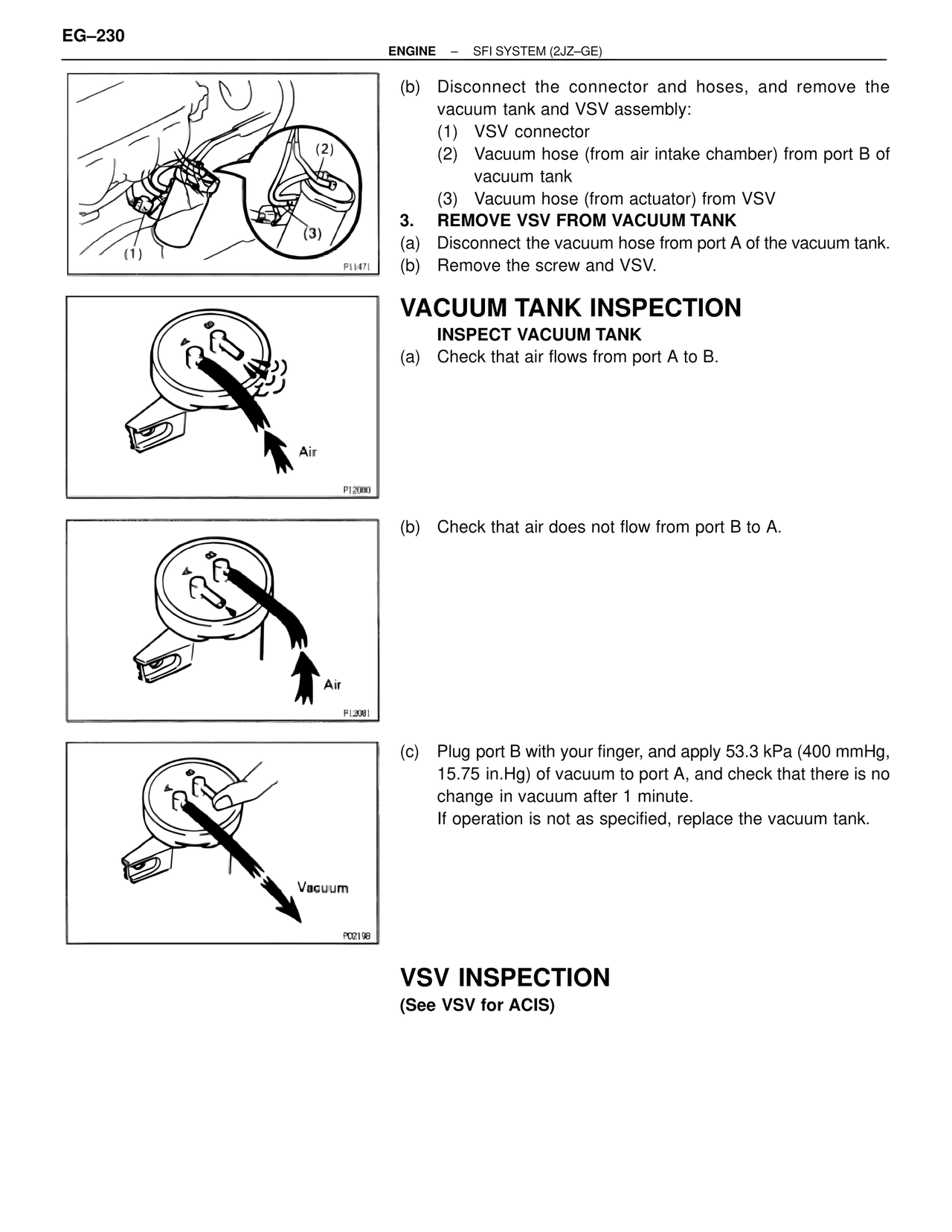 Vacuum Tank Inspection — MK4 Supra SFI System 2JZ-GE, page 44