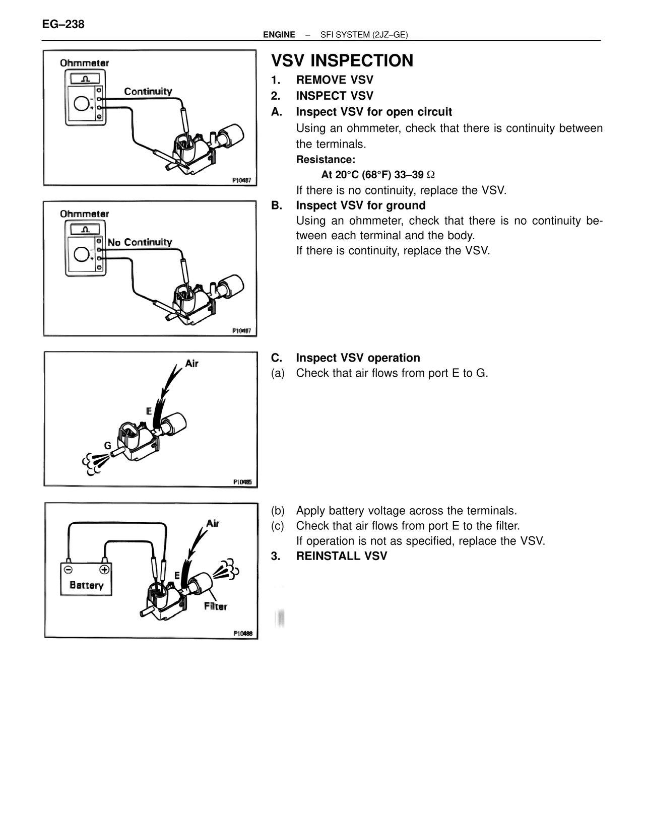 VSV Inspection — MK4 Supra SFI System 2JZ-GE, page 52