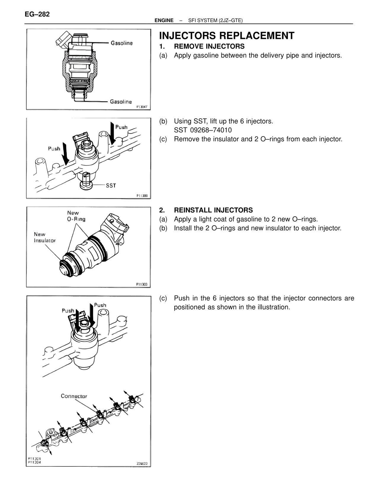 Injectors Replacement — MK4 Supra SFI System 2JZ-GTE, page 25