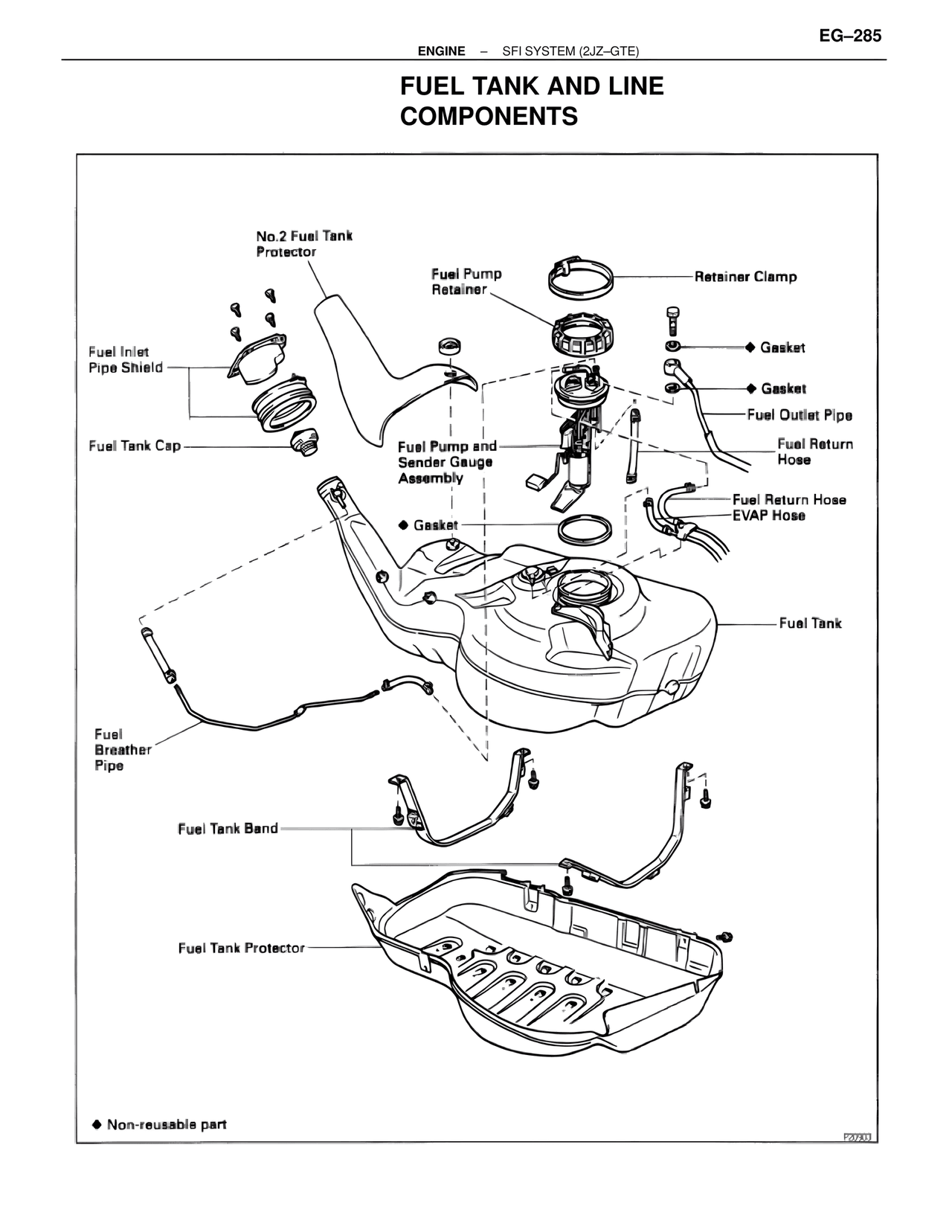 Fuel Tank and Line Components — MK4 Supra SFI System 2JZ-GTE, page 28