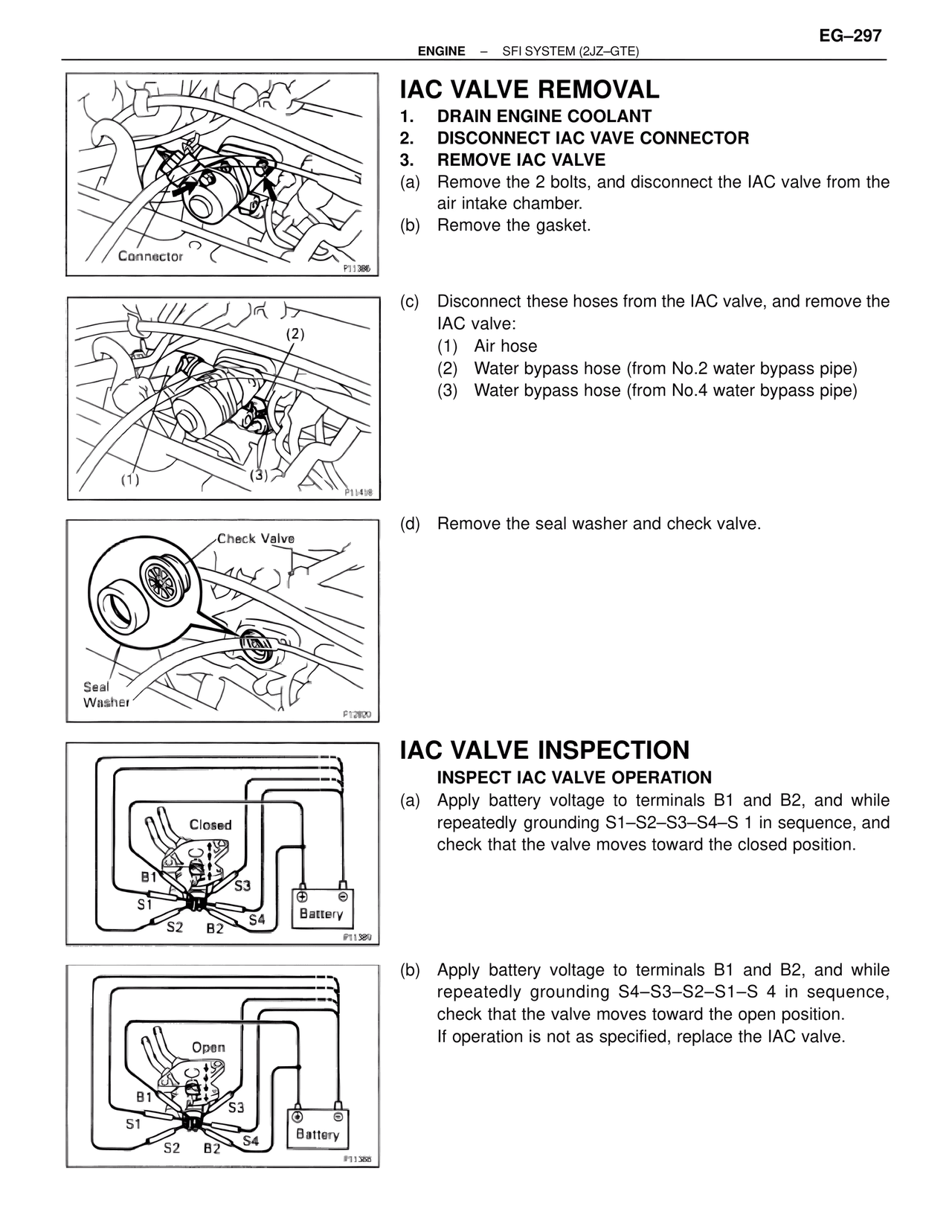 IAC Valve Removal — MK4 Supra SFI System 2JZ-GTE, page 40