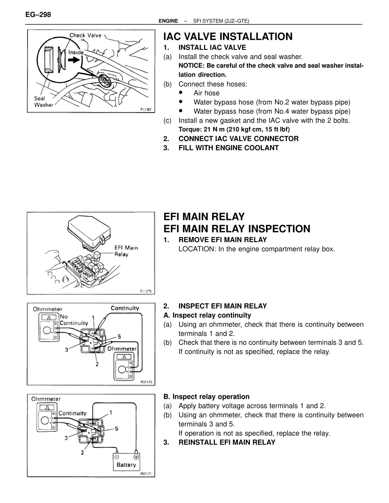 IAC Valve Installation — MK4 Supra SFI System 2JZ-GTE, page 41
