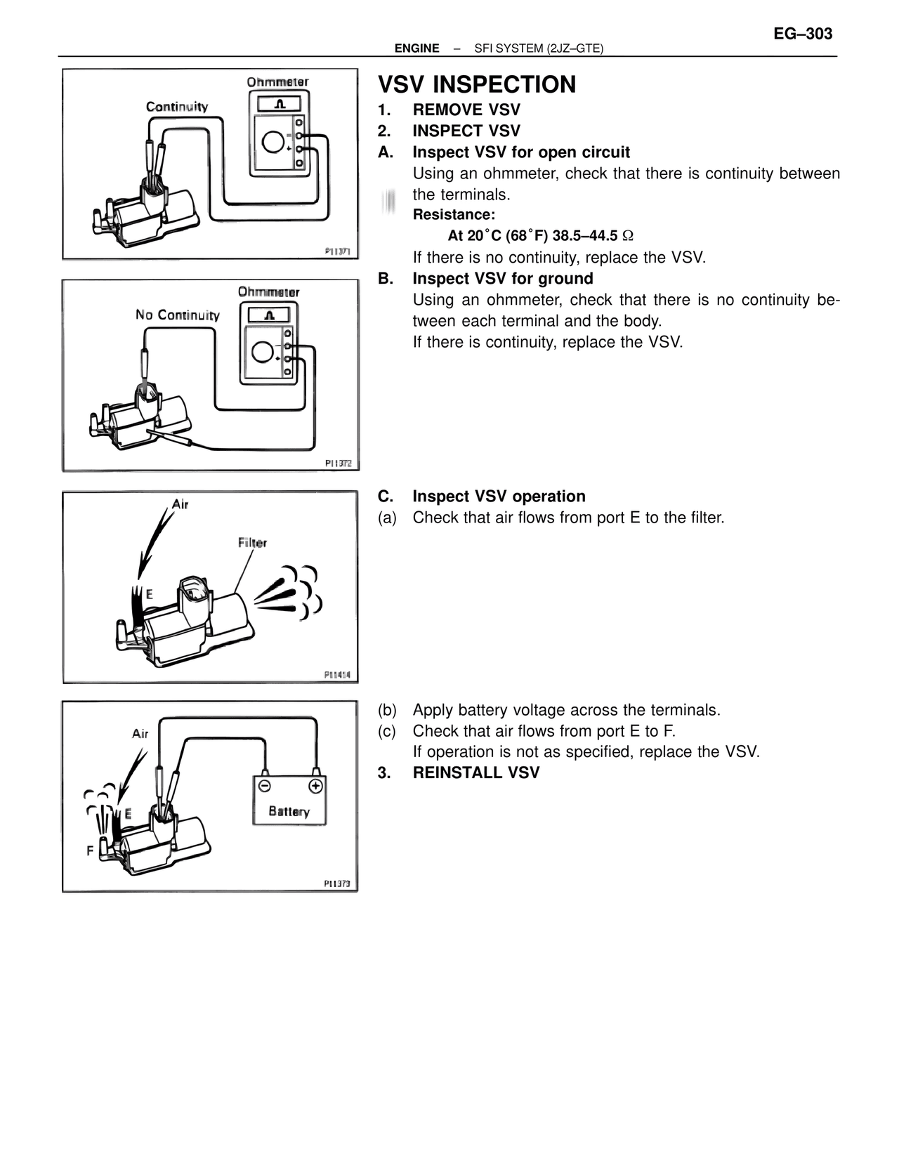 VSV Inspection — MK4 Supra SFI System 2JZ-GTE, page 46