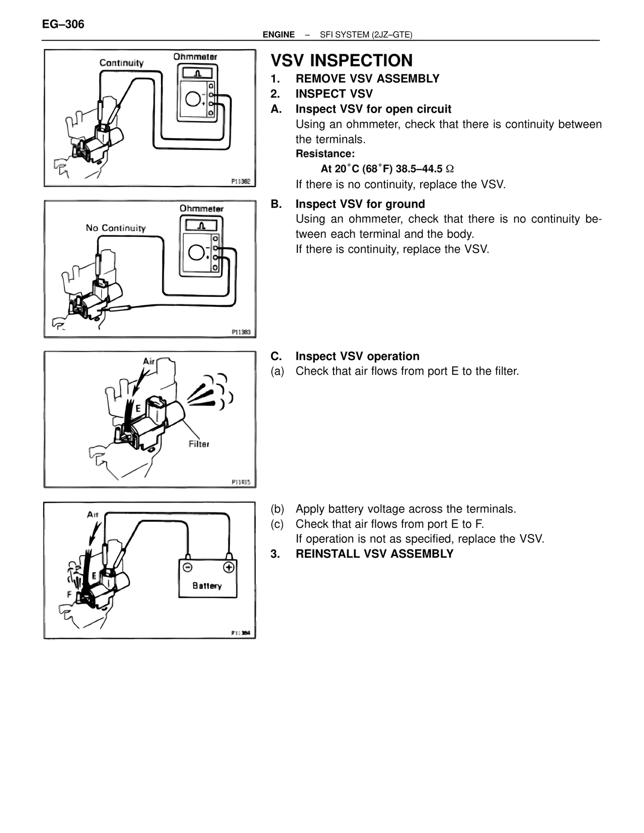 VSV Inspection — MK4 Supra SFI System 2JZ-GTE, page 49