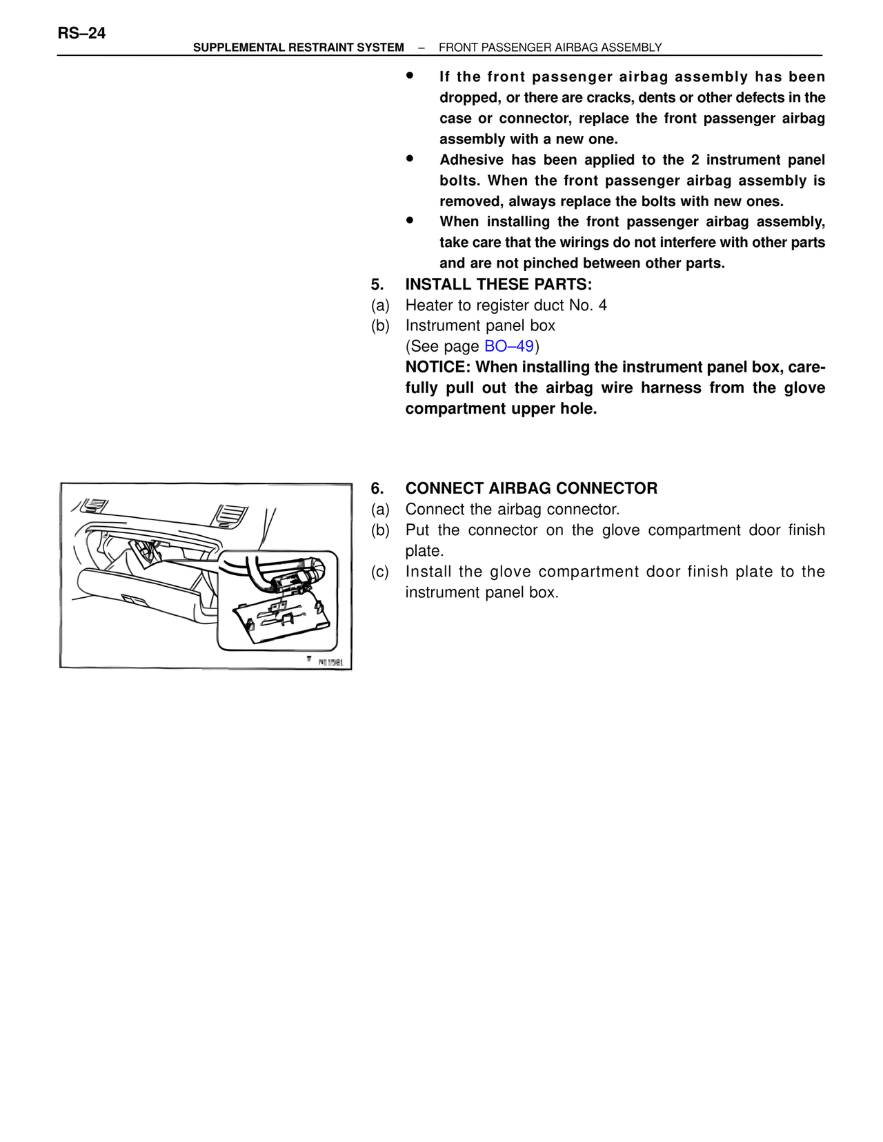 Supplemental Restraint System — MK4 Supra Supplemental Restraint System, page 24