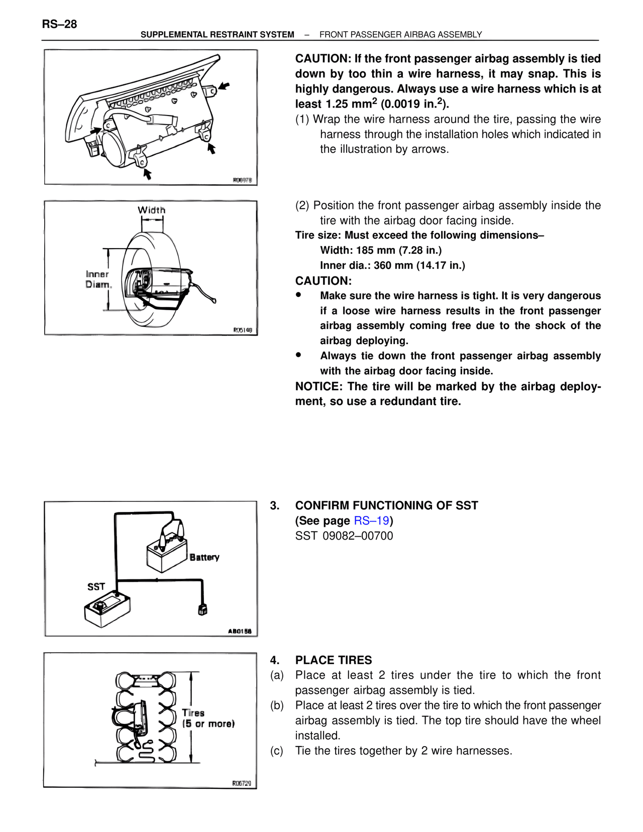 Supplemental Restraint System — MK4 Supra Supplemental Restraint System, page 28